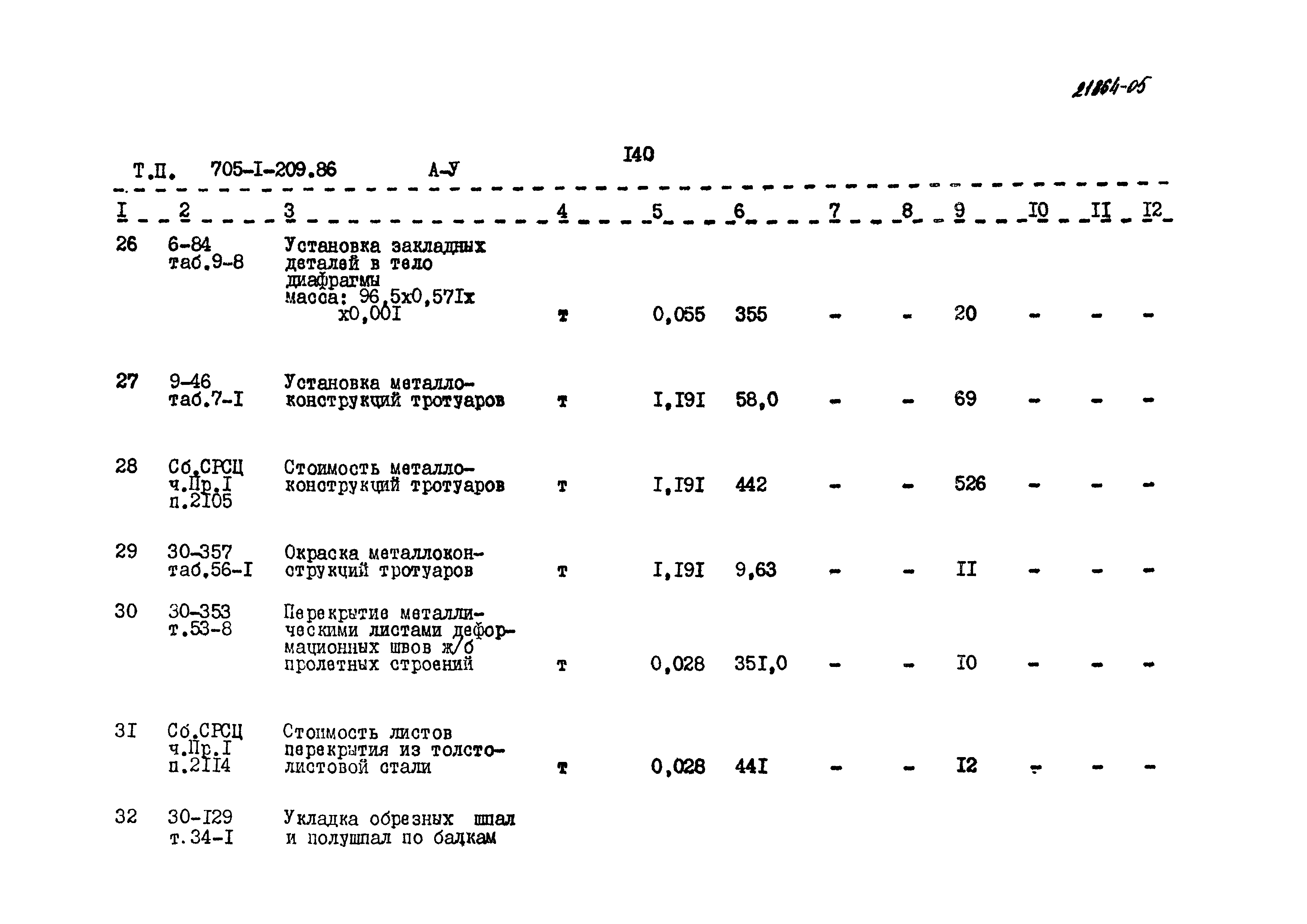 Типовой проект 705-1-209.86