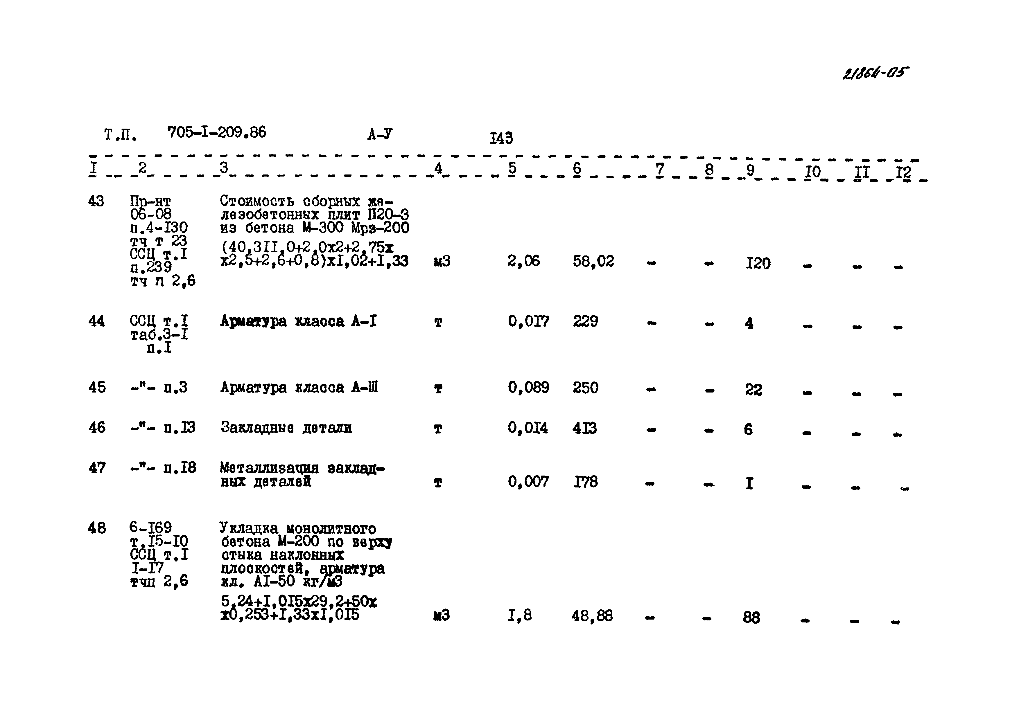 Типовой проект 705-1-209.86