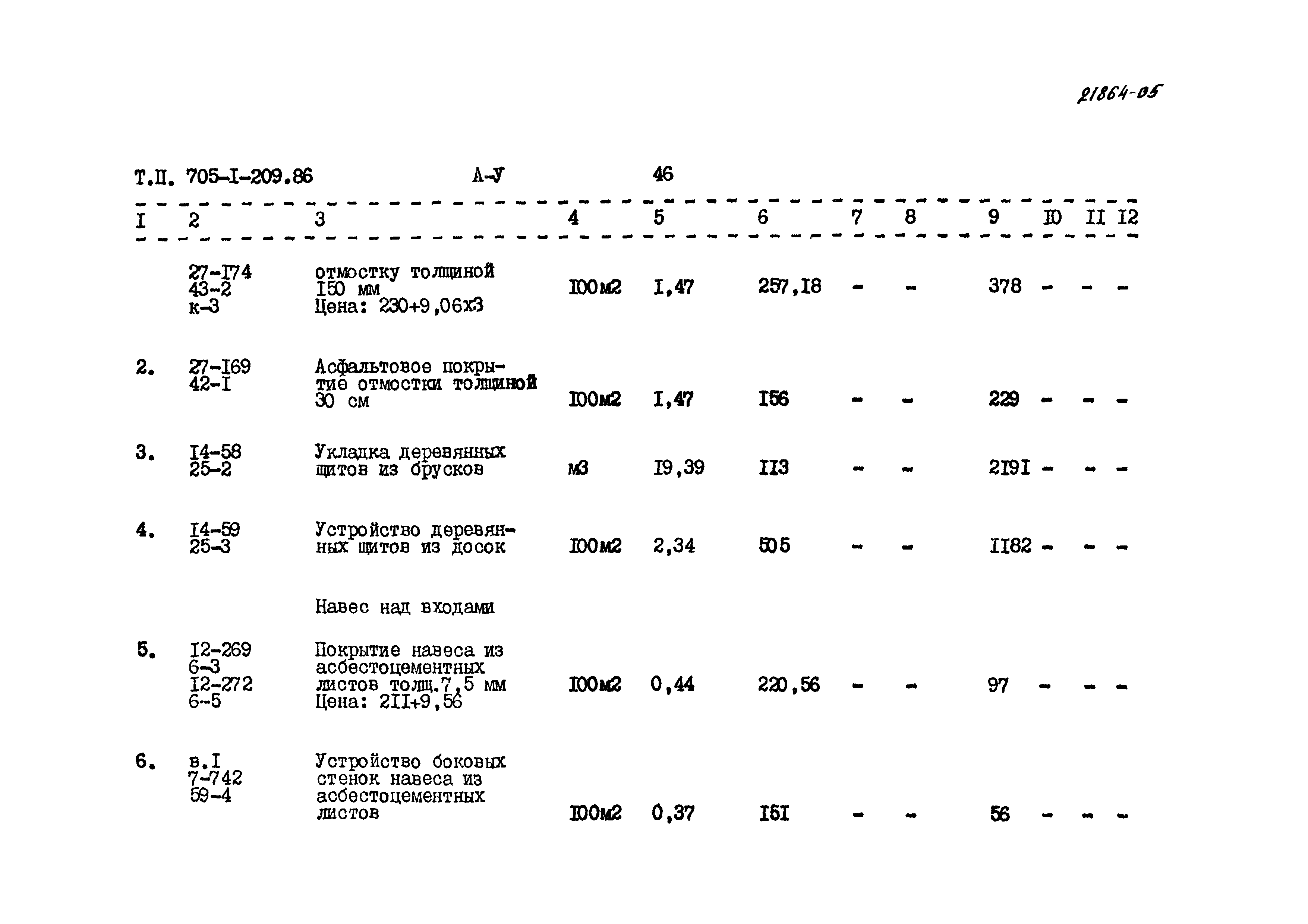 Типовой проект 705-1-209.86