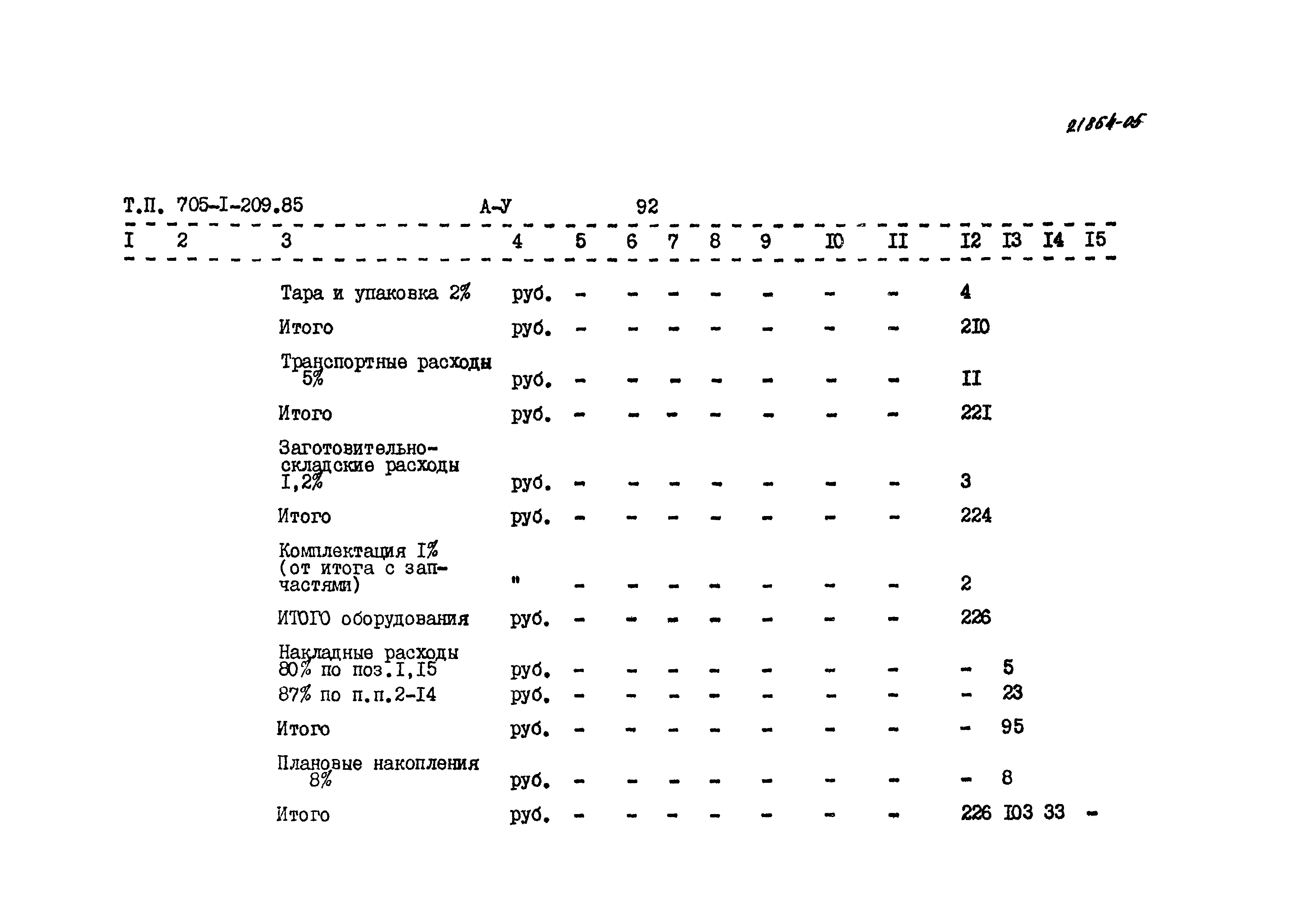 Типовой проект 705-1-209.86