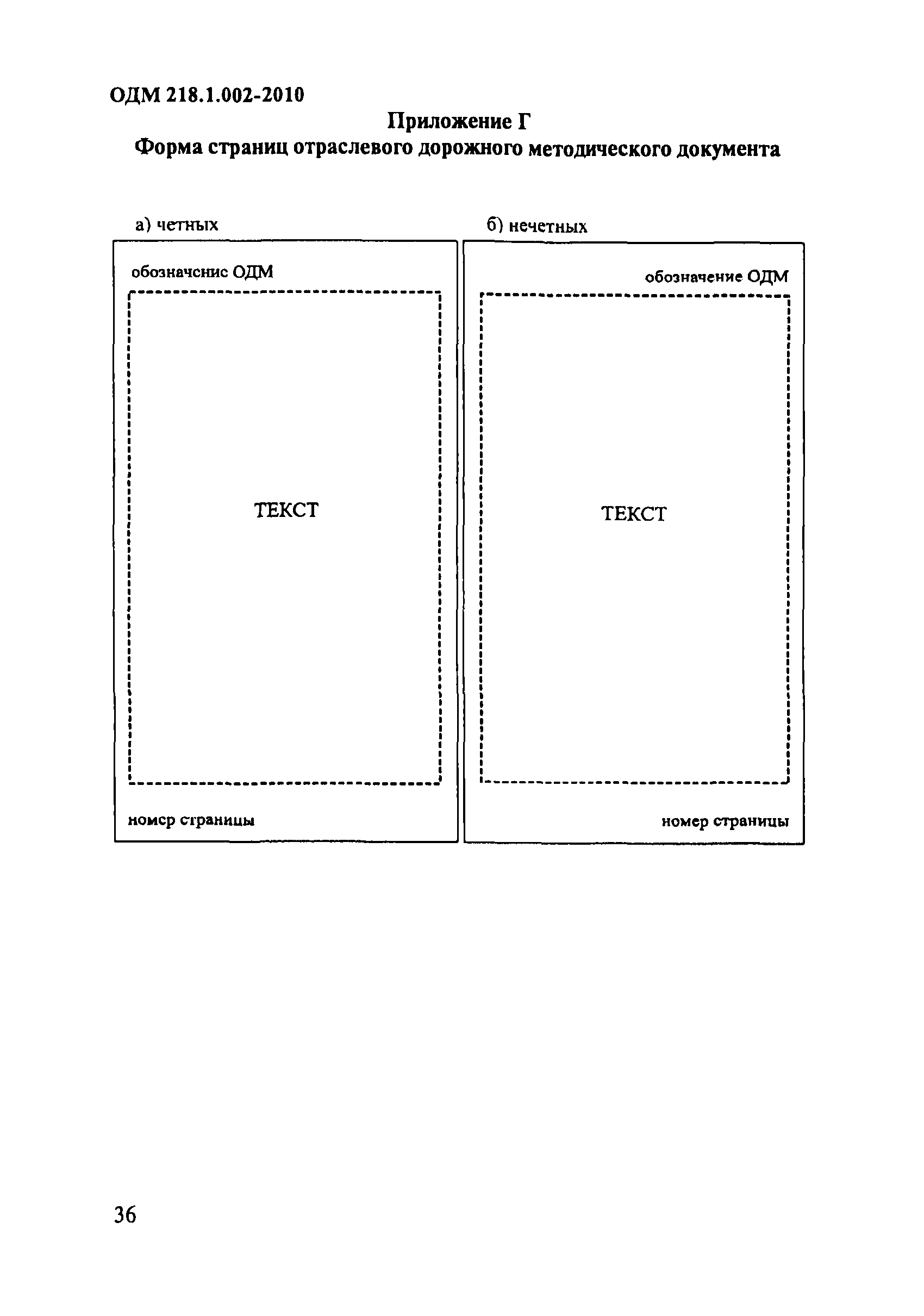 ОДМ 218.1.002-2010