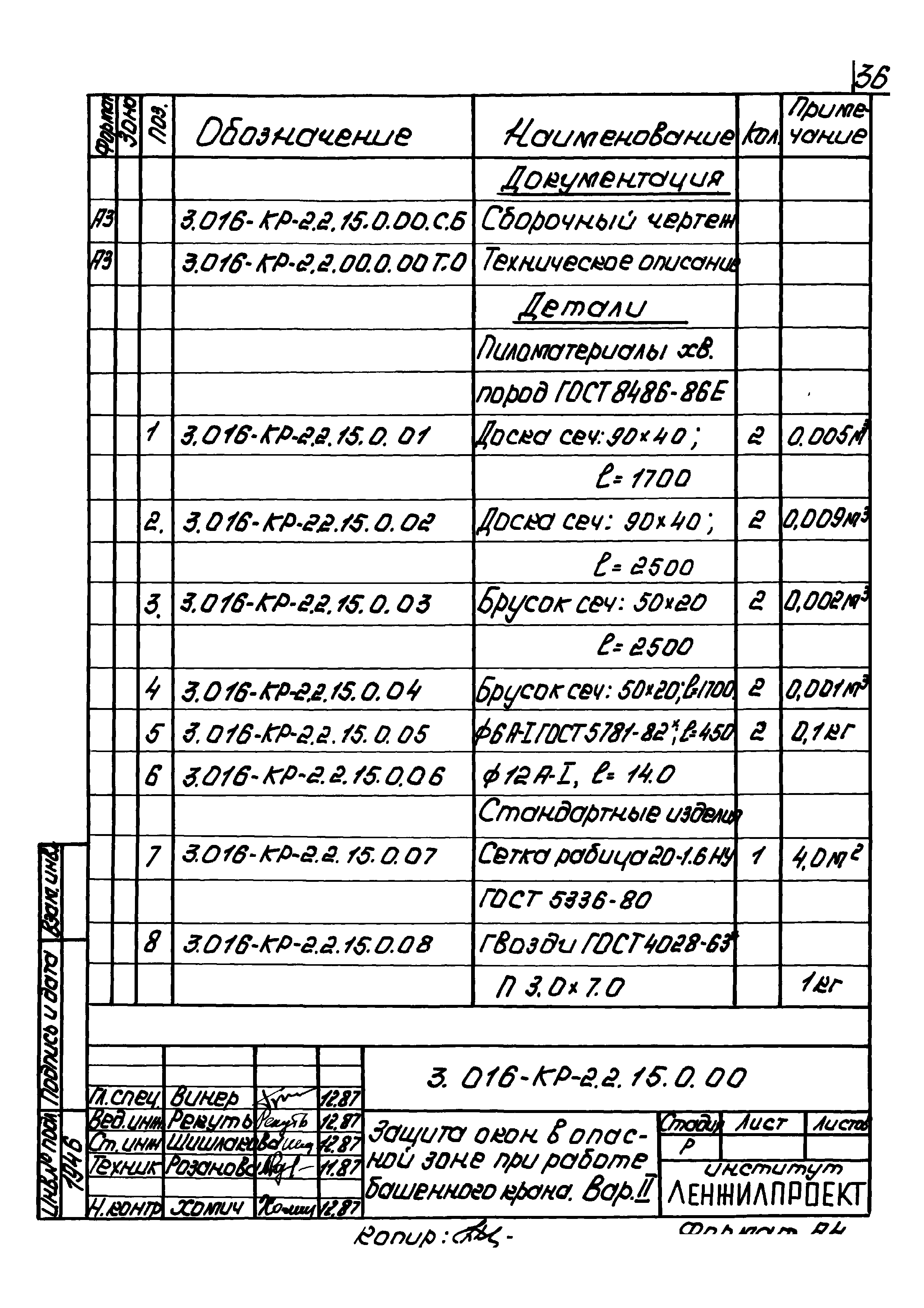 Серия 3.016-КР-2.2