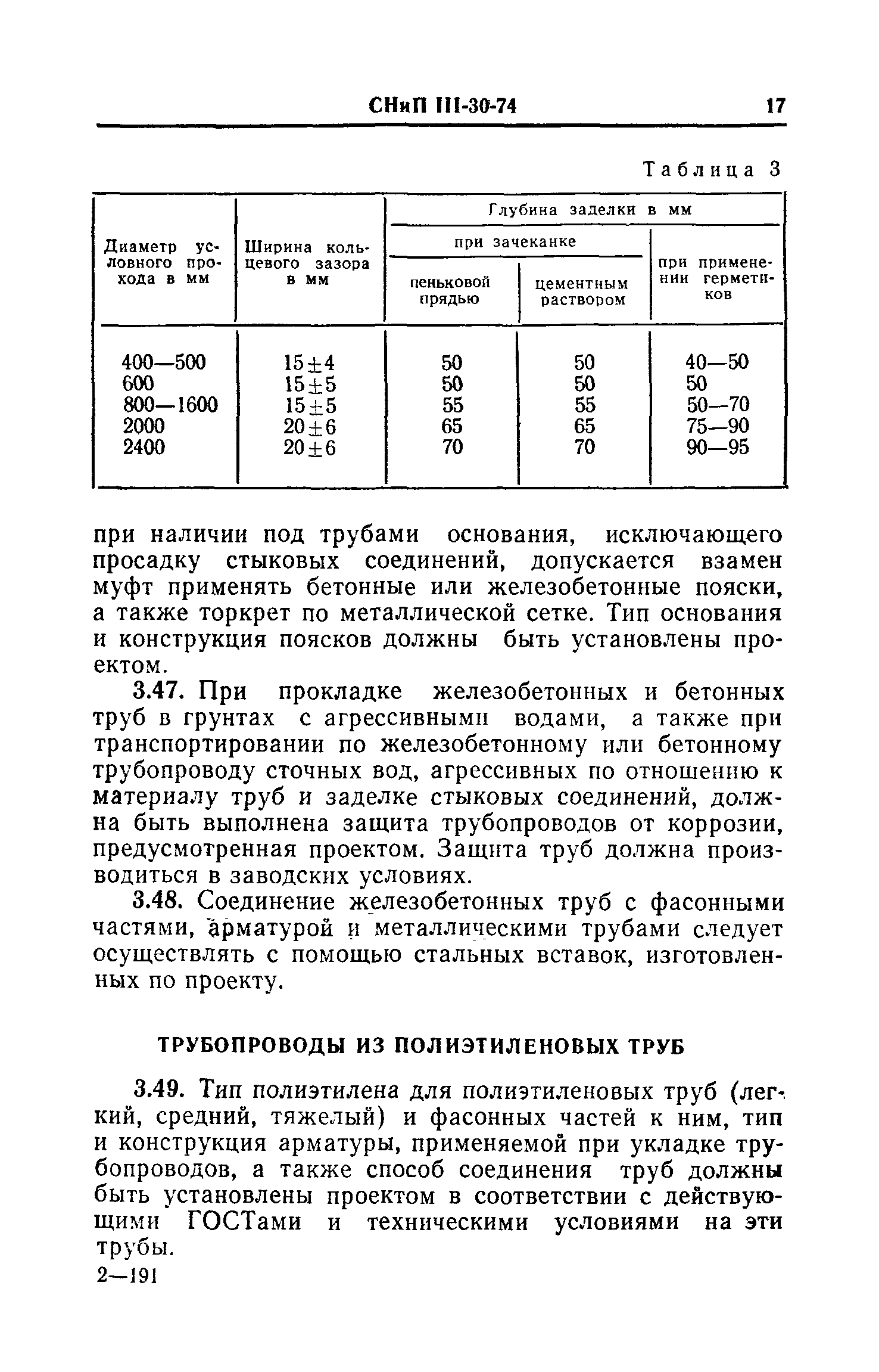 СНиП III-30-74