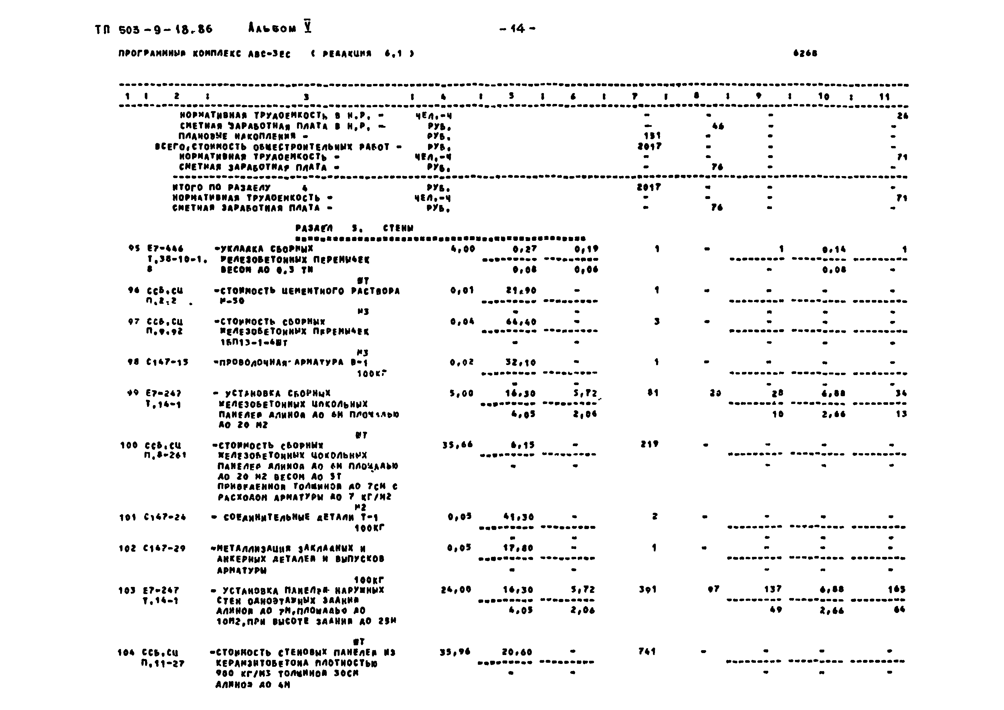 Типовой проект 503-9-18.86