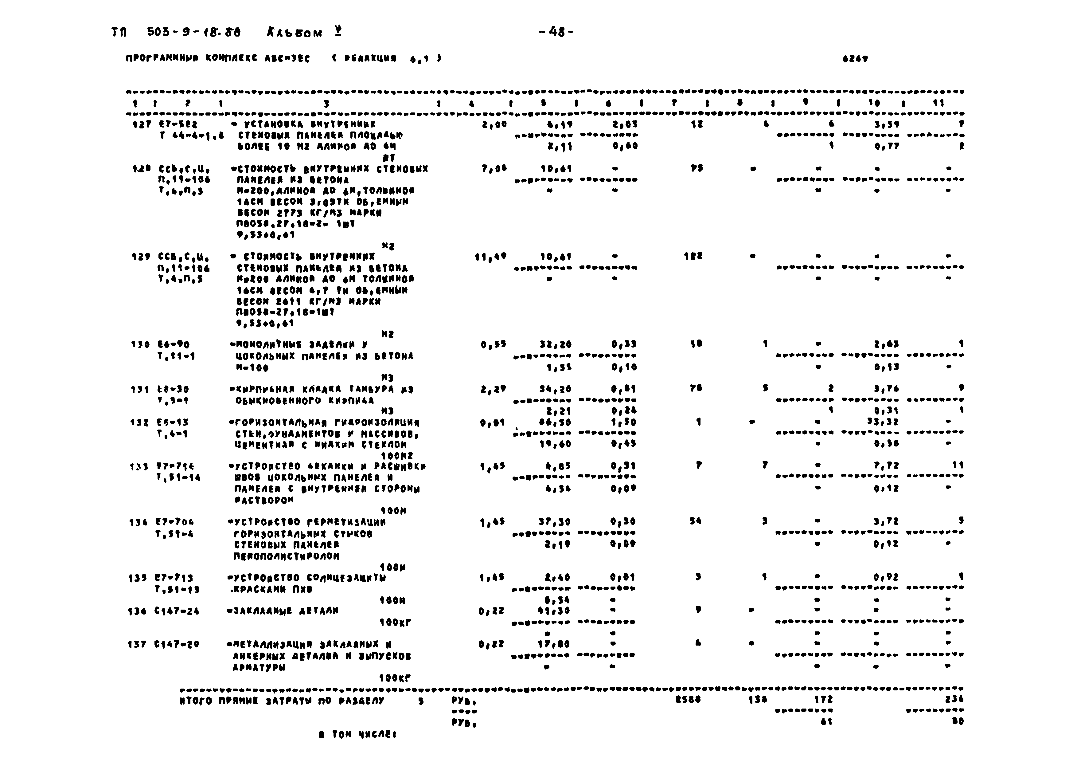 Типовой проект 503-9-18.86