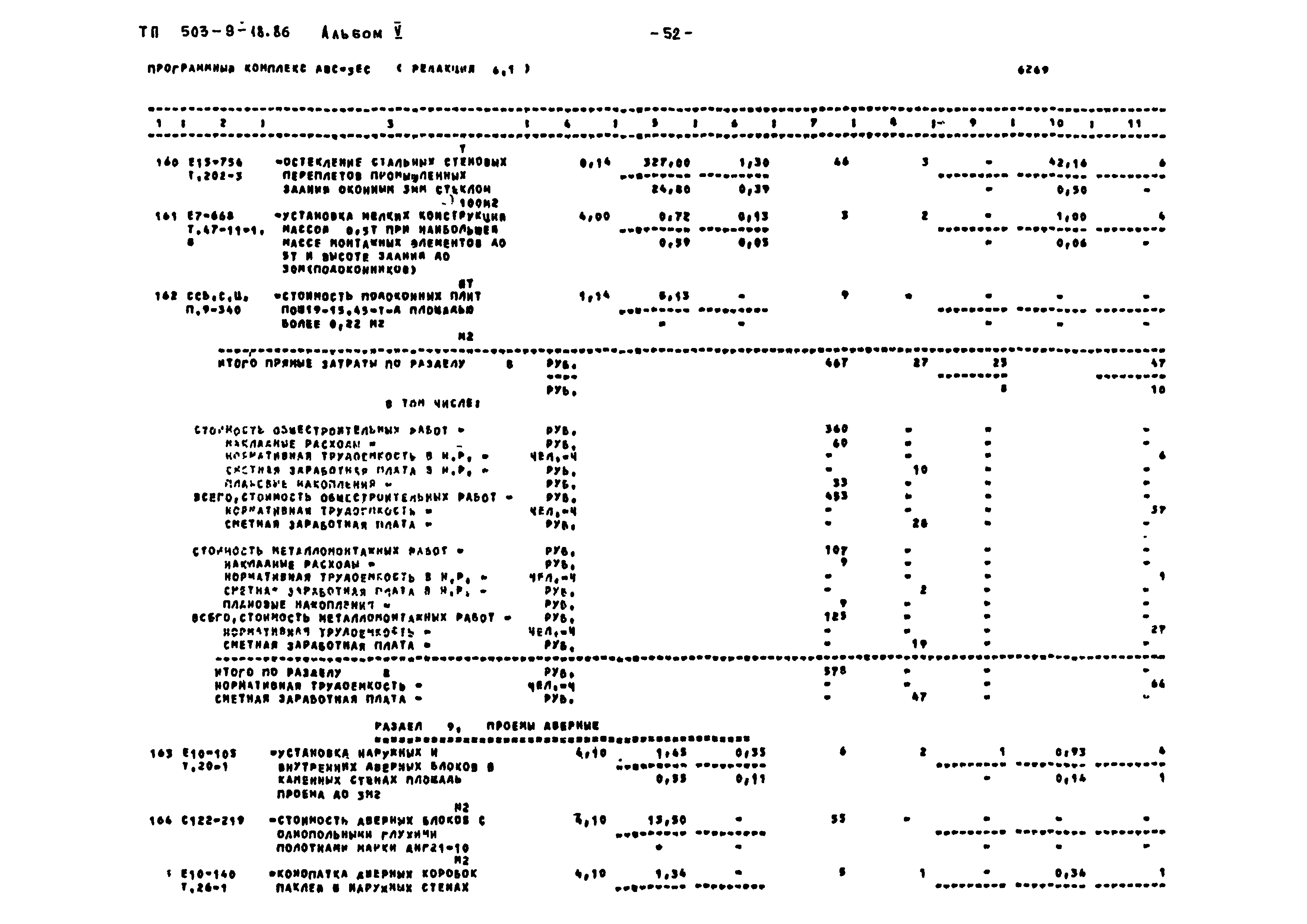 Типовой проект 503-9-18.86