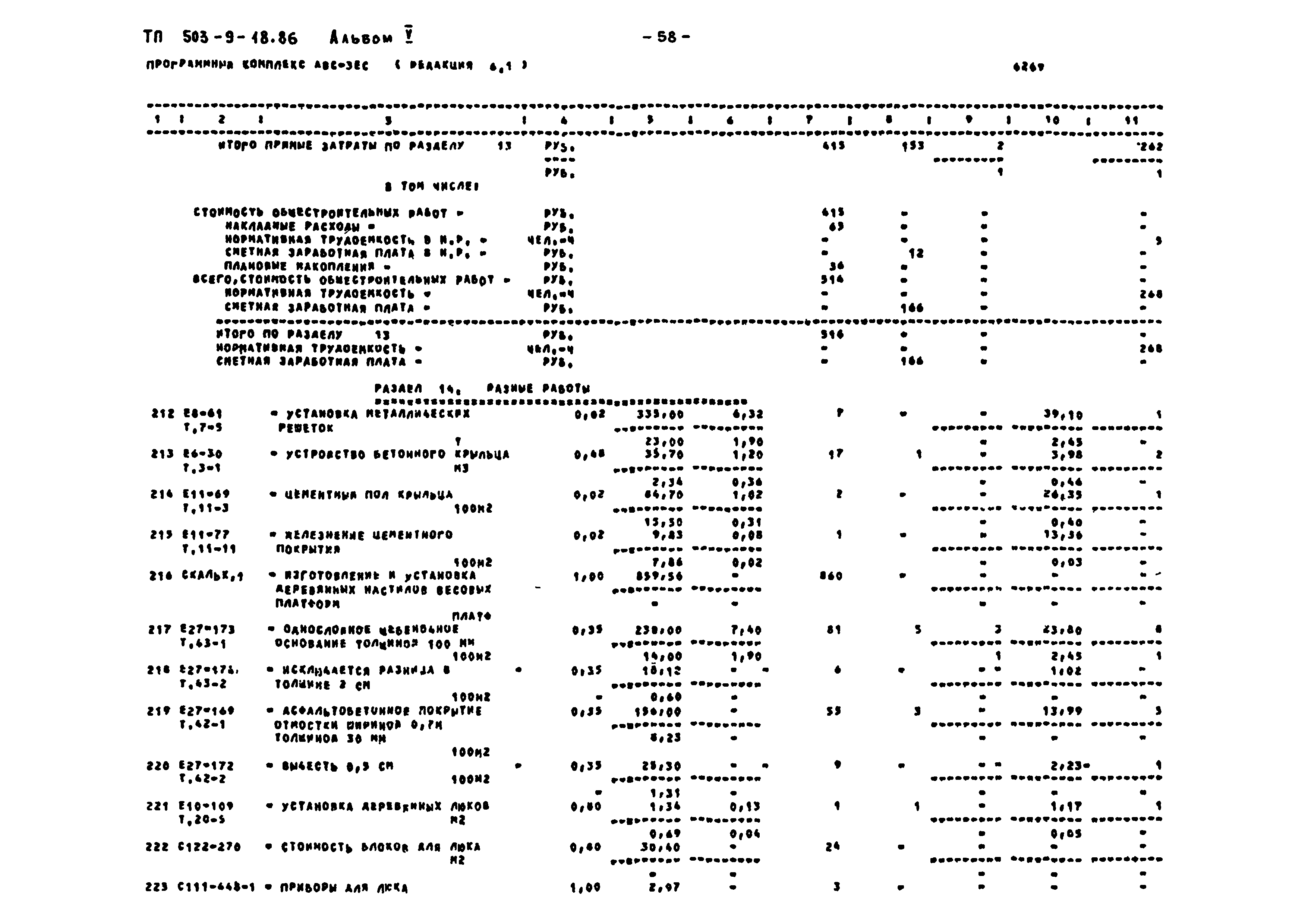 Типовой проект 503-9-18.86