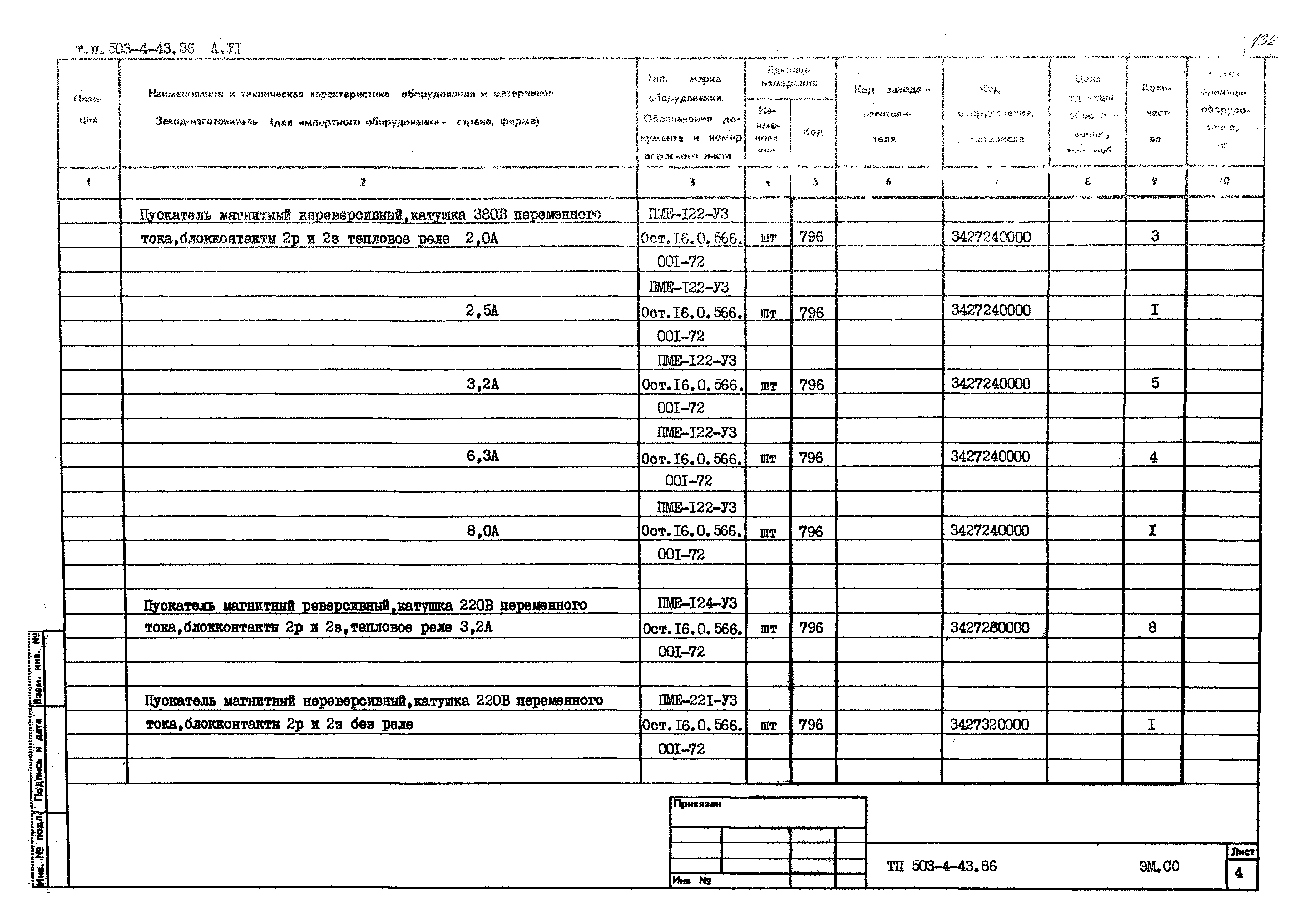 Типовой проект 503-4-43.86