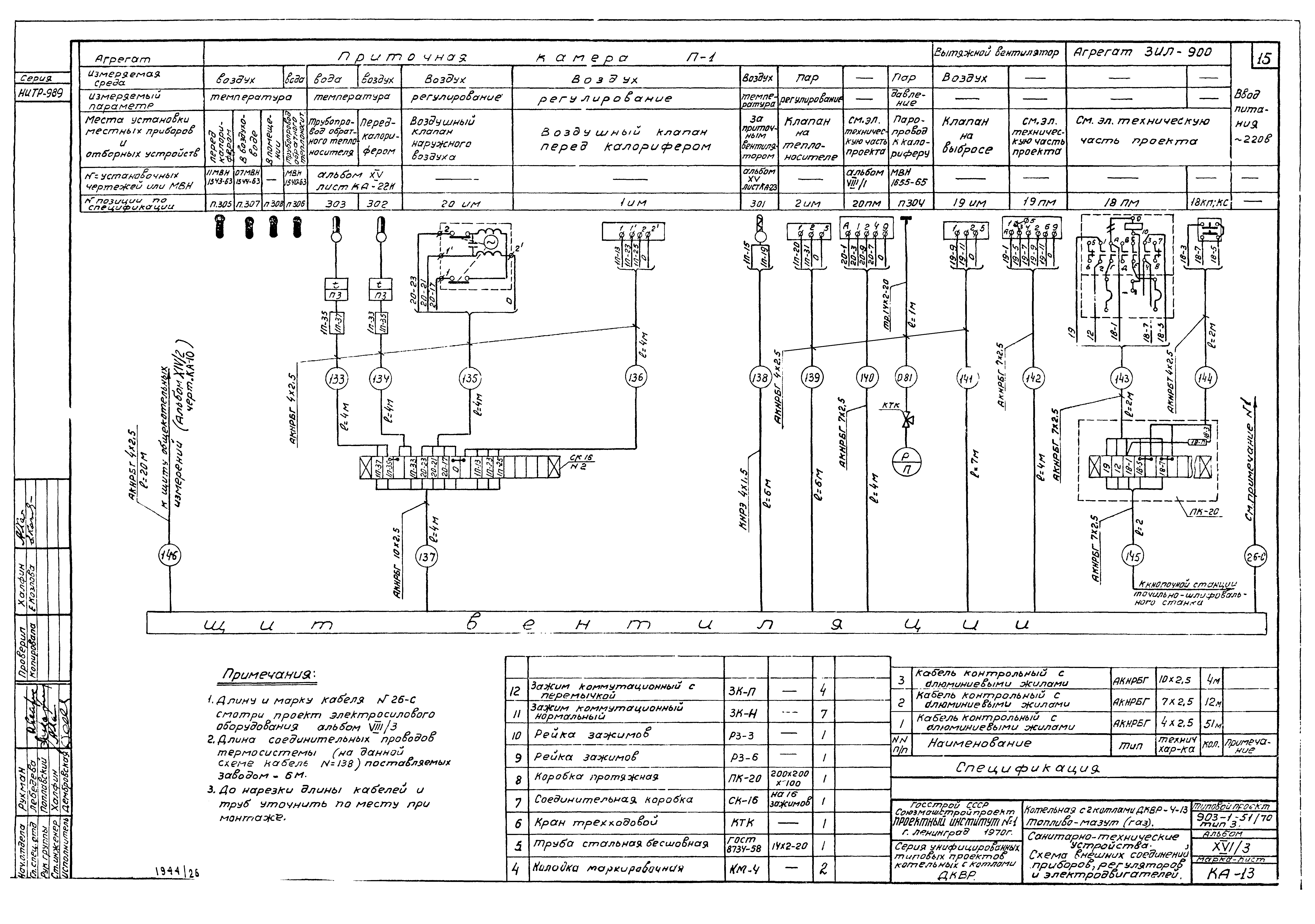 Типовой проект 903-1-52/70