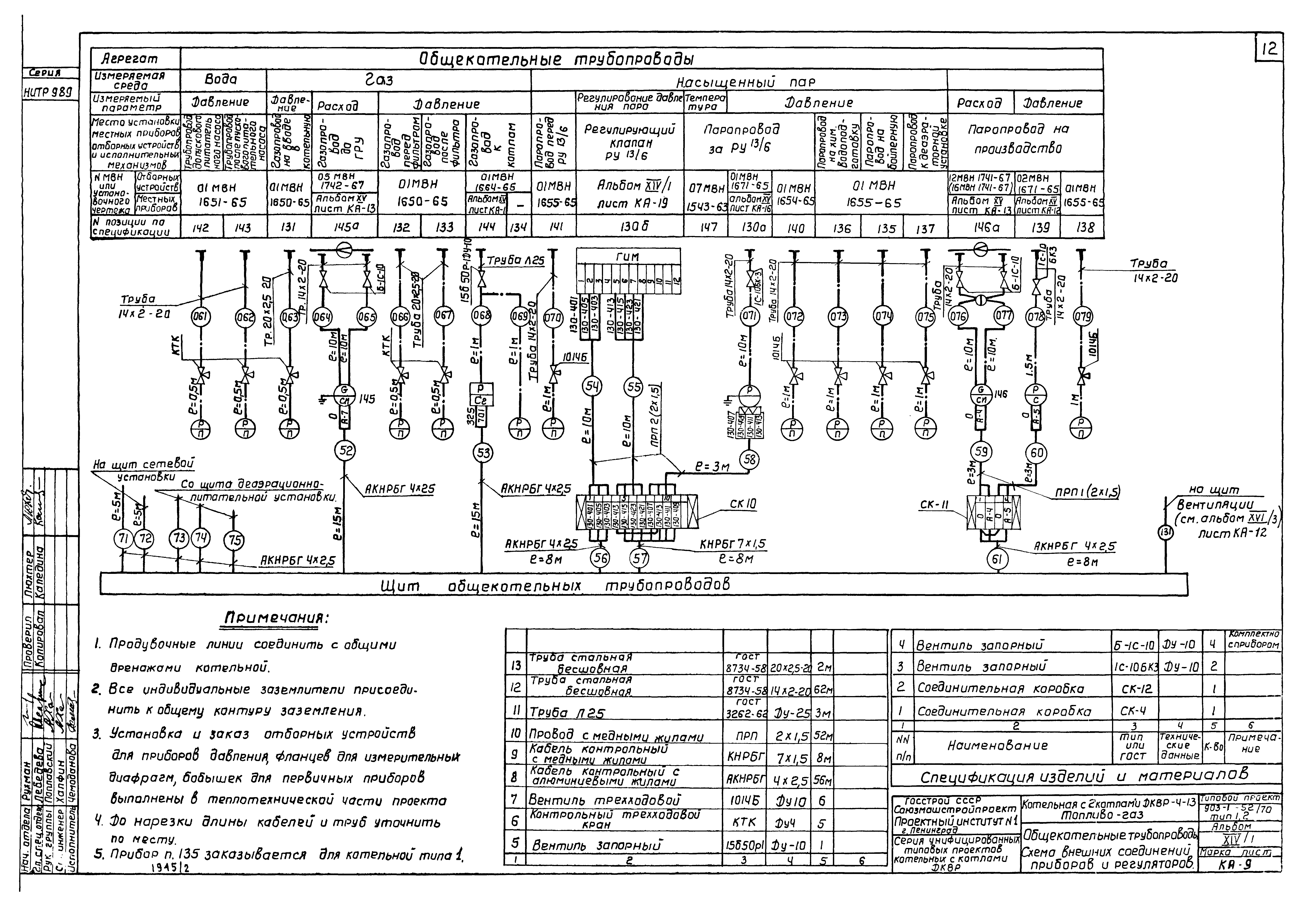 Типовой проект 903-1-52/70