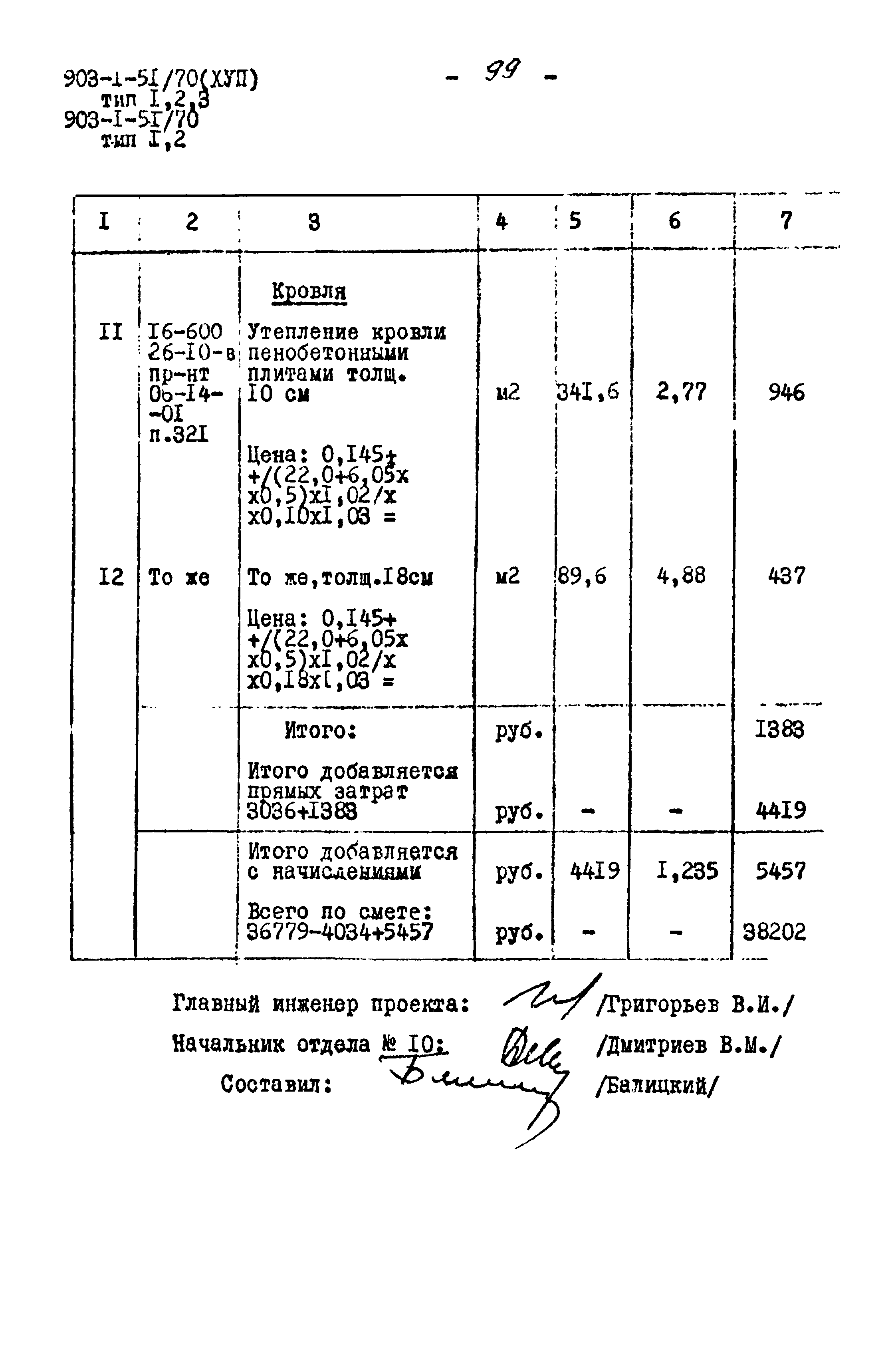 Типовой проект 903-1-51/70