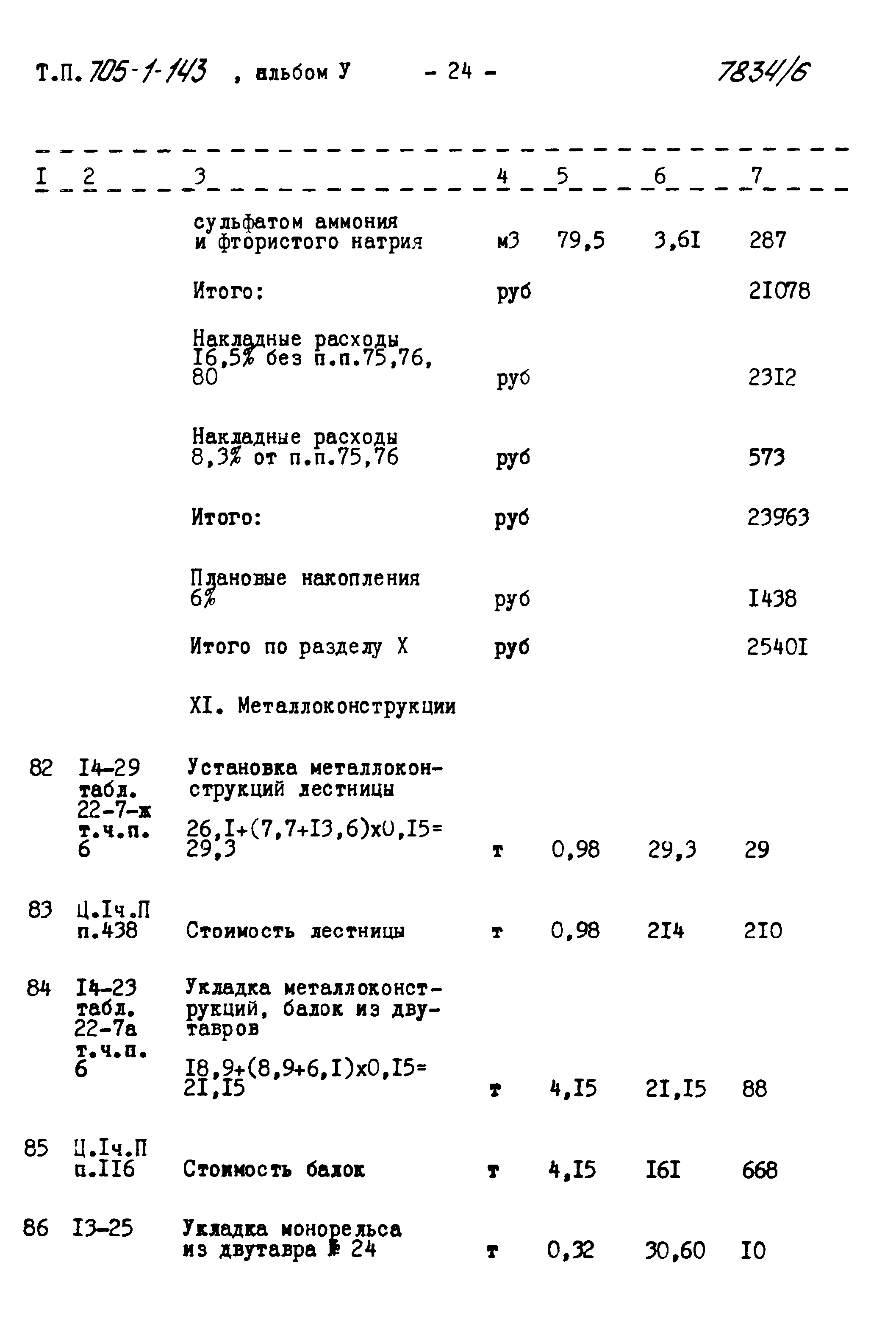 Типовой проект 705-1-143