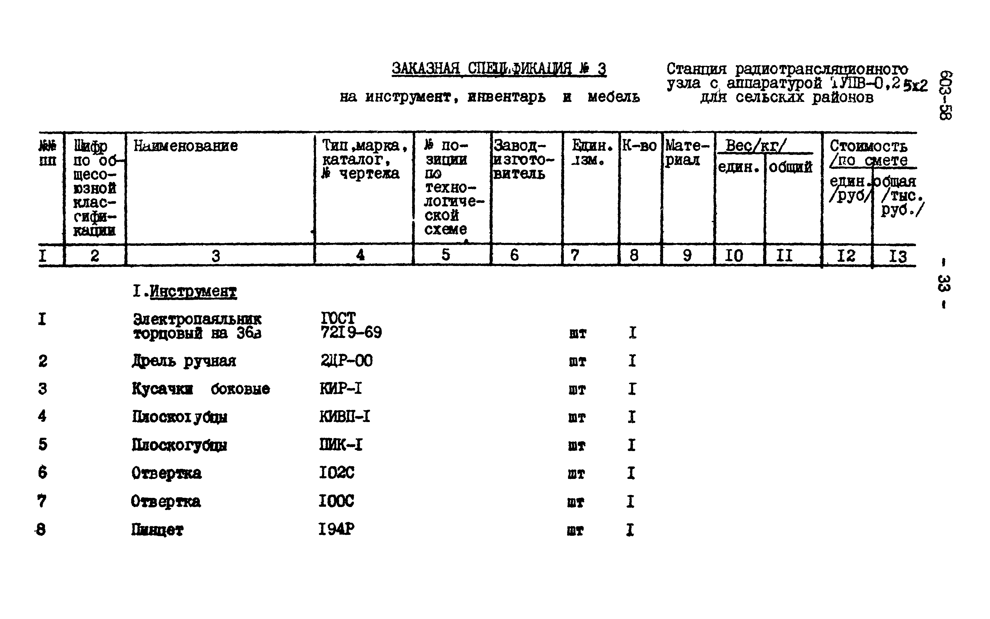 Типовой проект 603-58