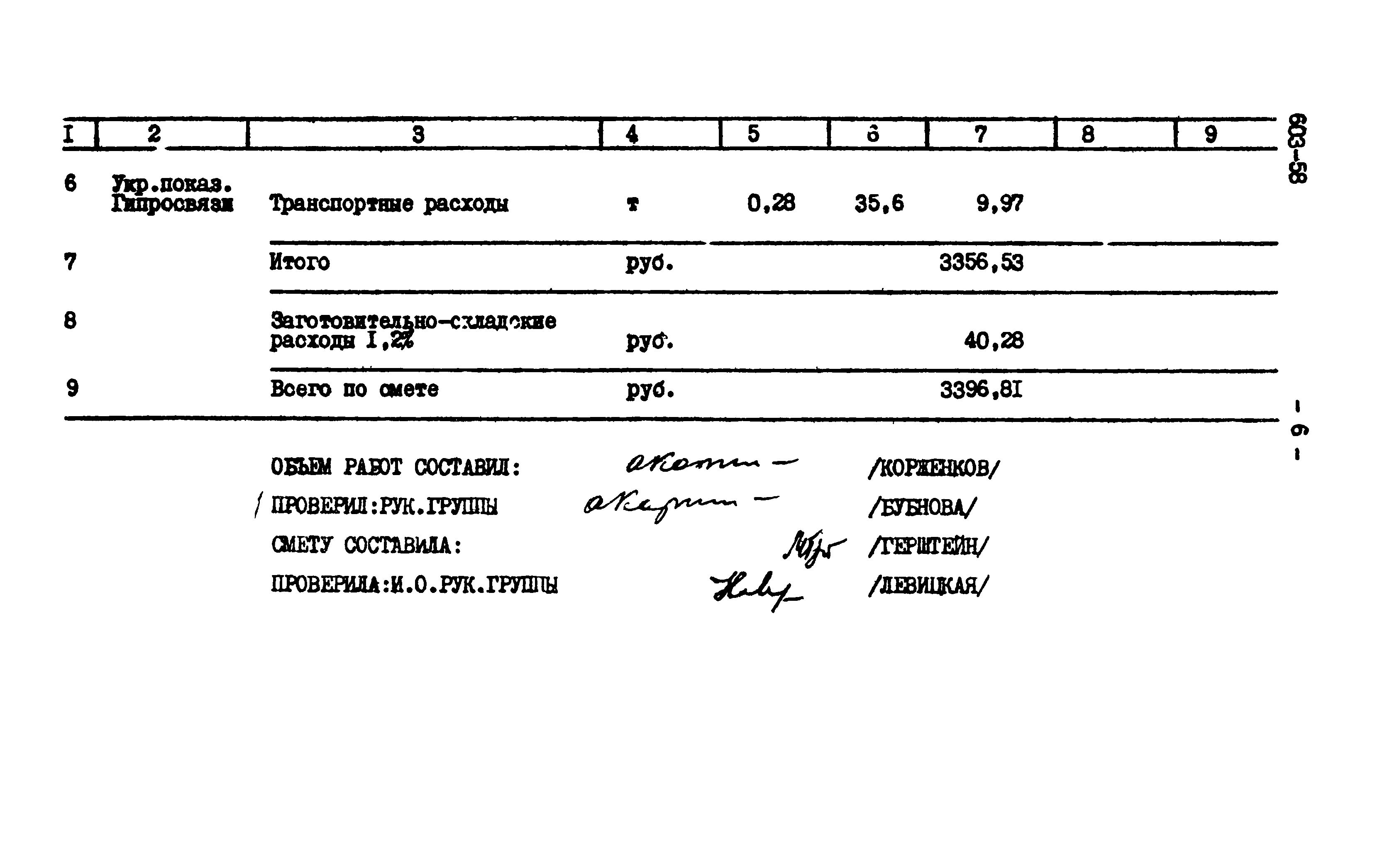 Типовой проект 603-58