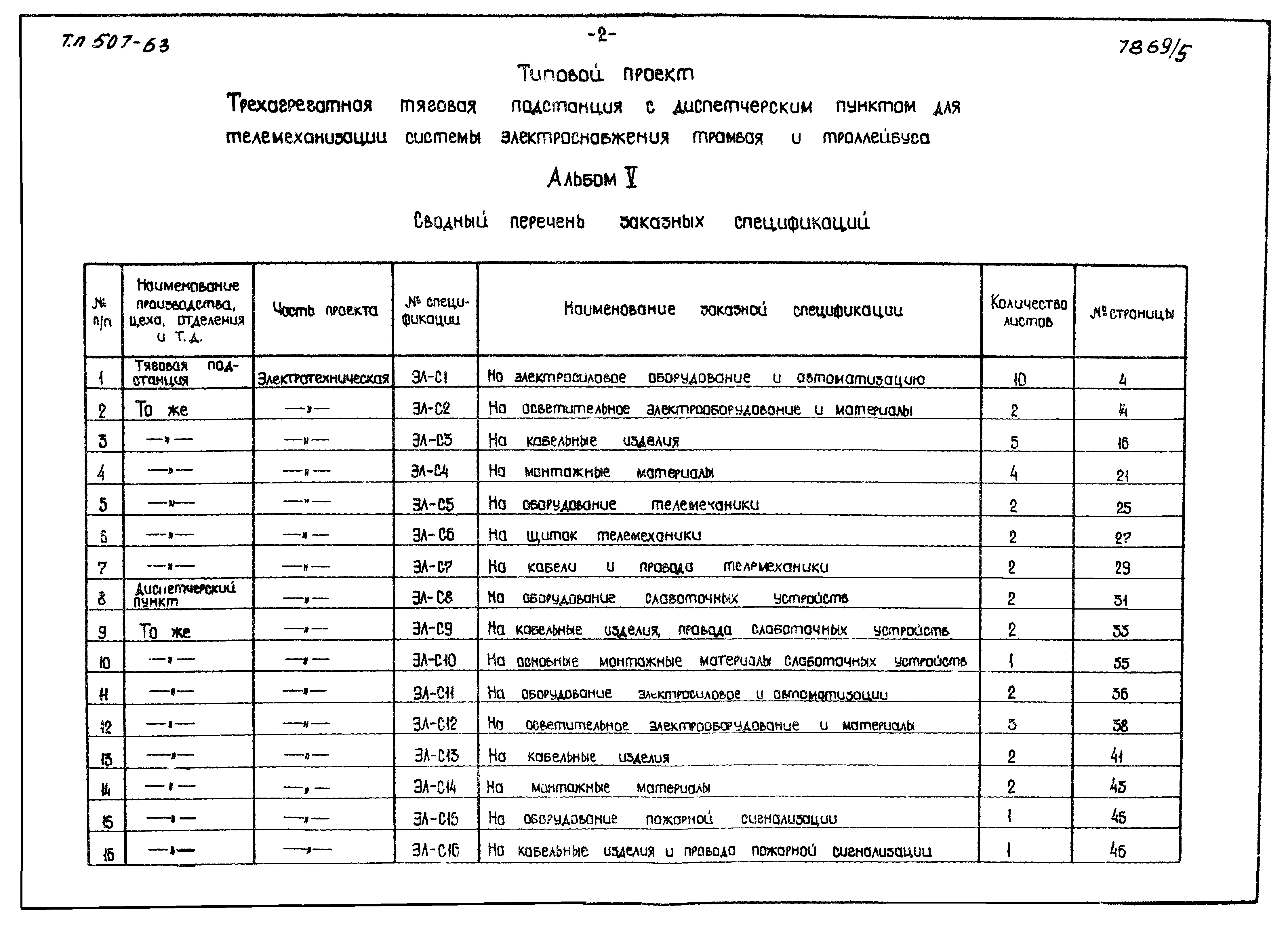 Типовой проект 507-63