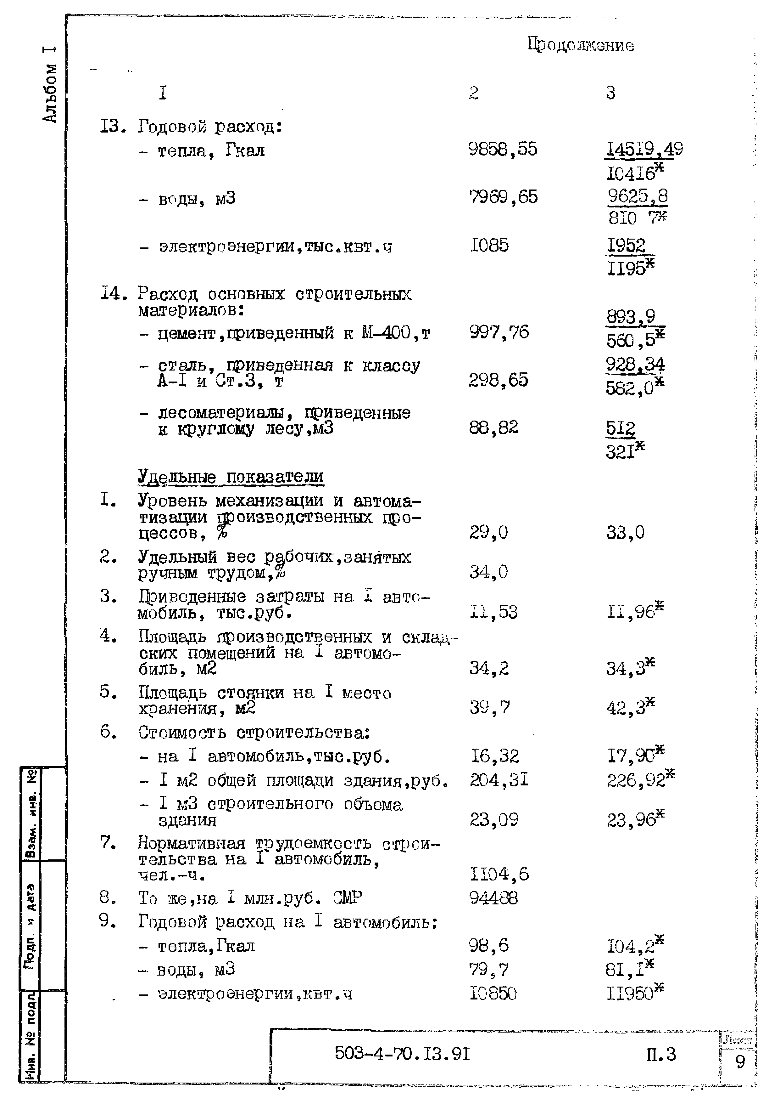 Типовой проект 503-4-70.13.91