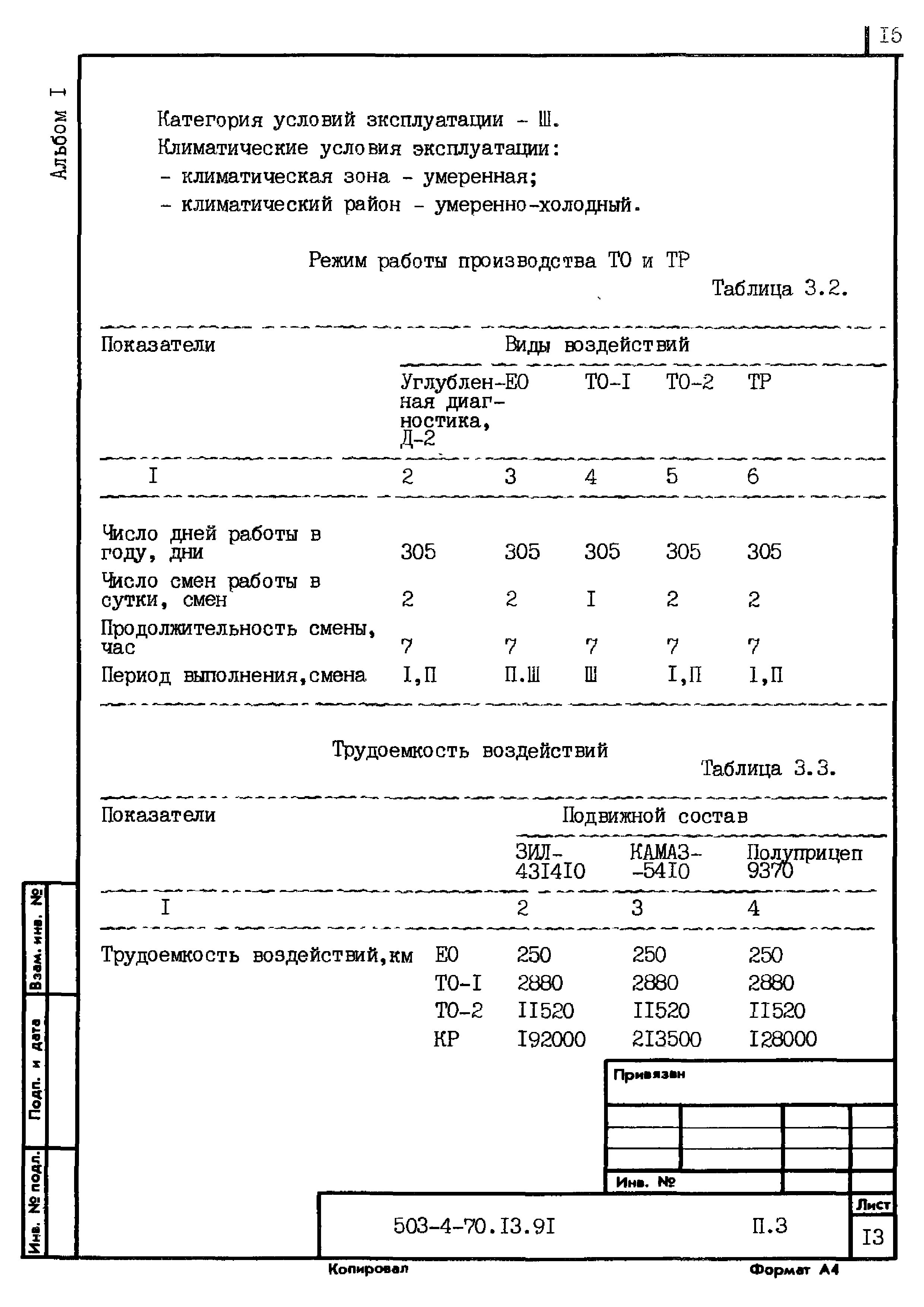 Типовой проект 503-4-70.13.91