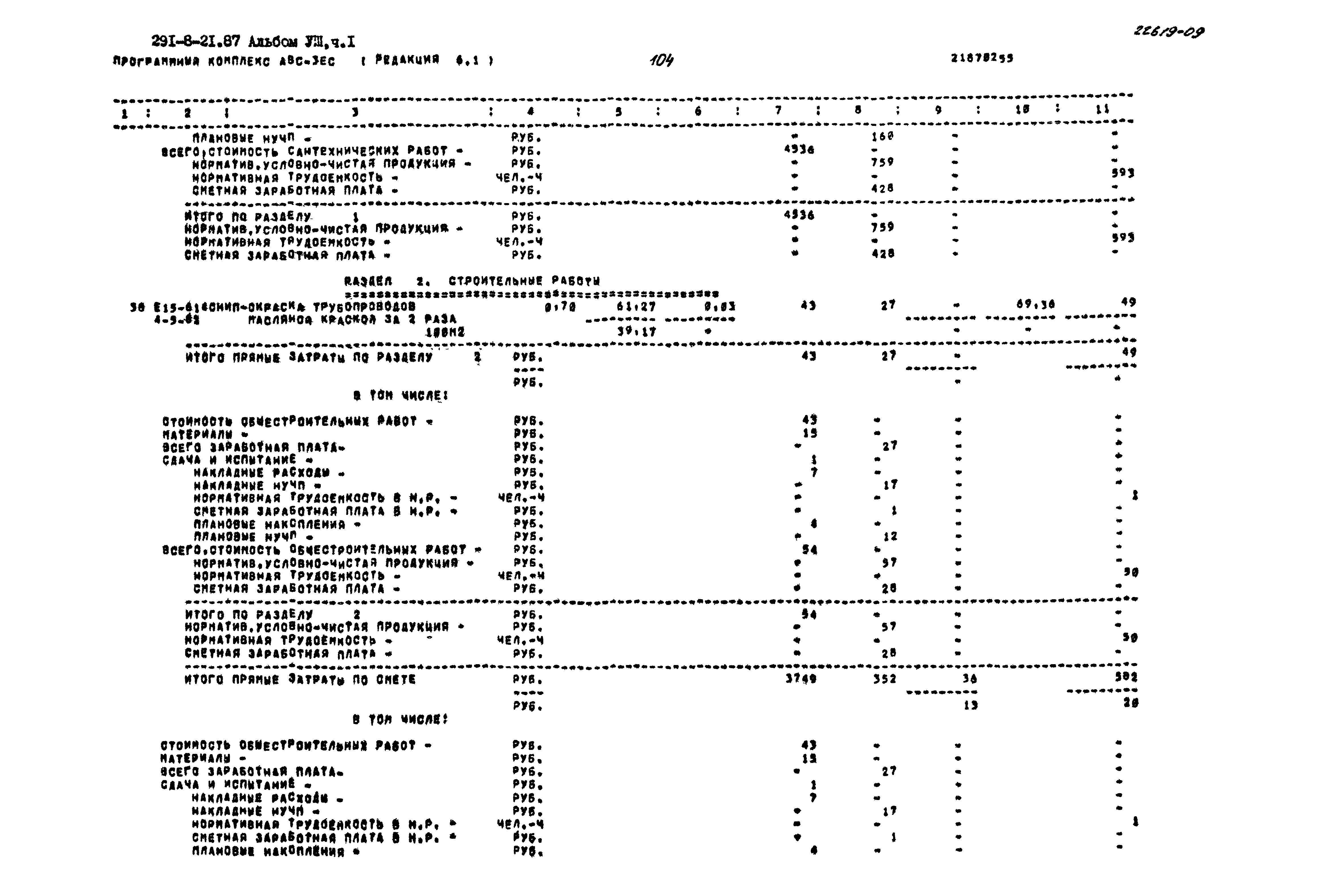 Типовой проект 291-8-21.87