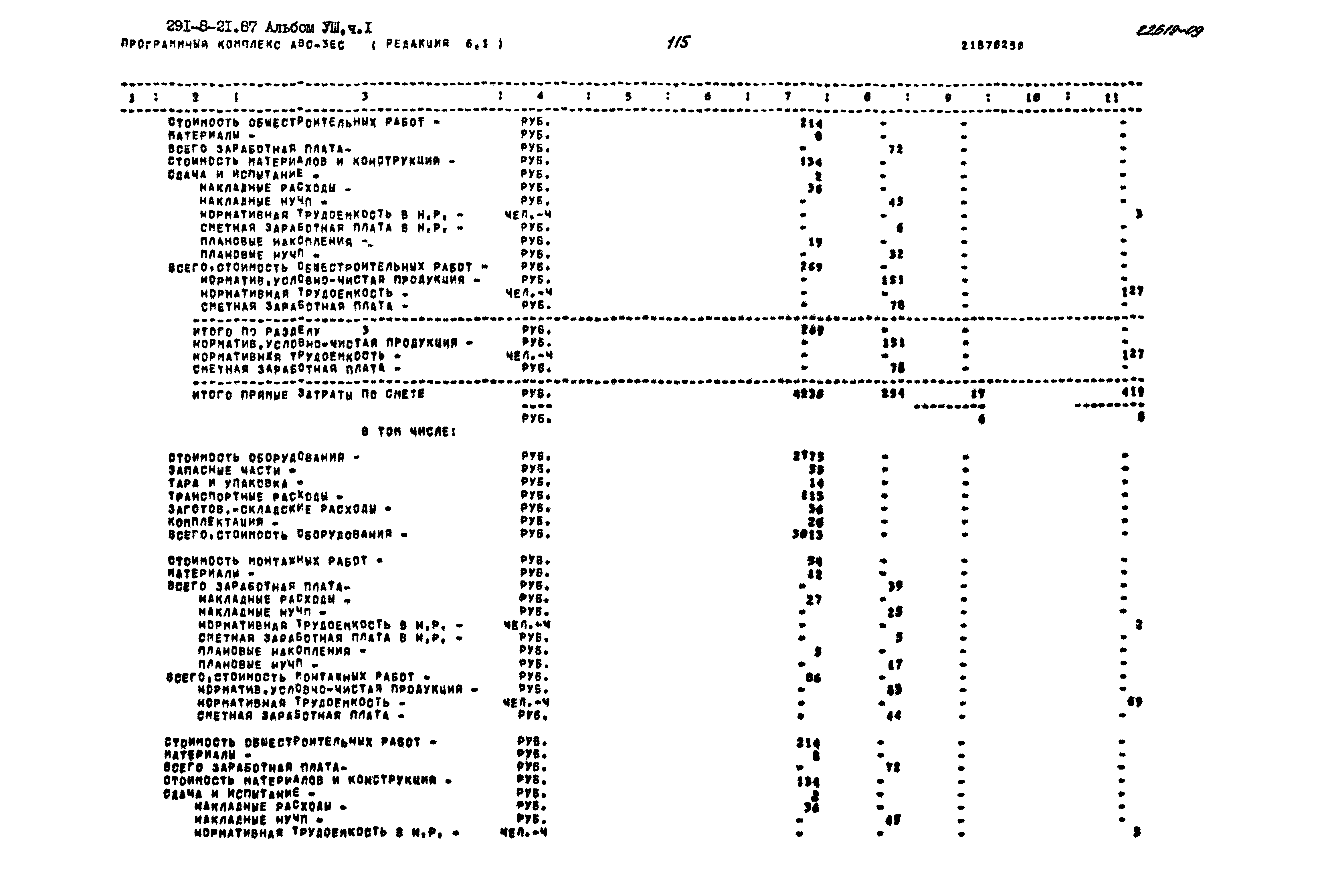 Типовой проект 291-8-21.87