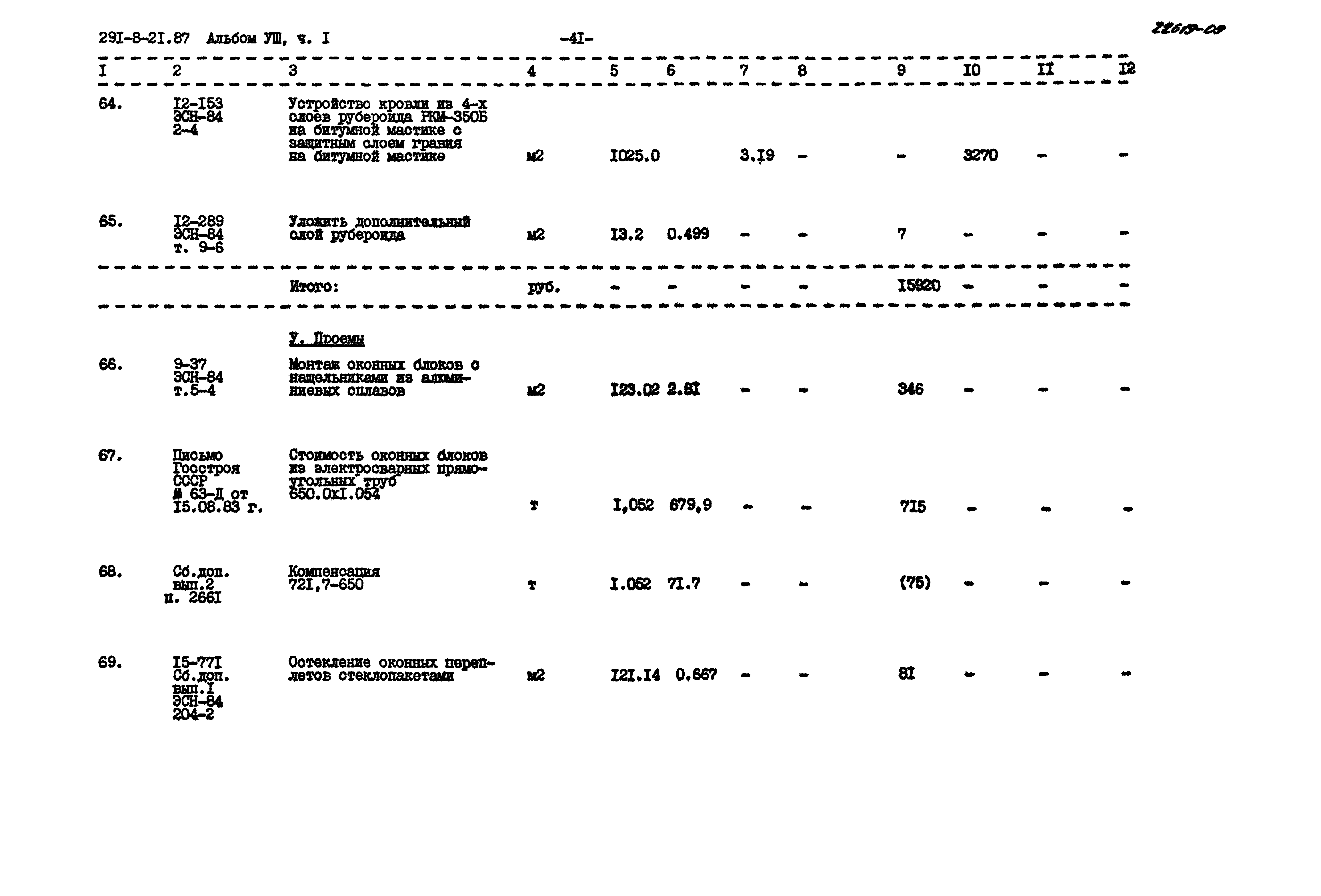 Типовой проект 291-8-21.87