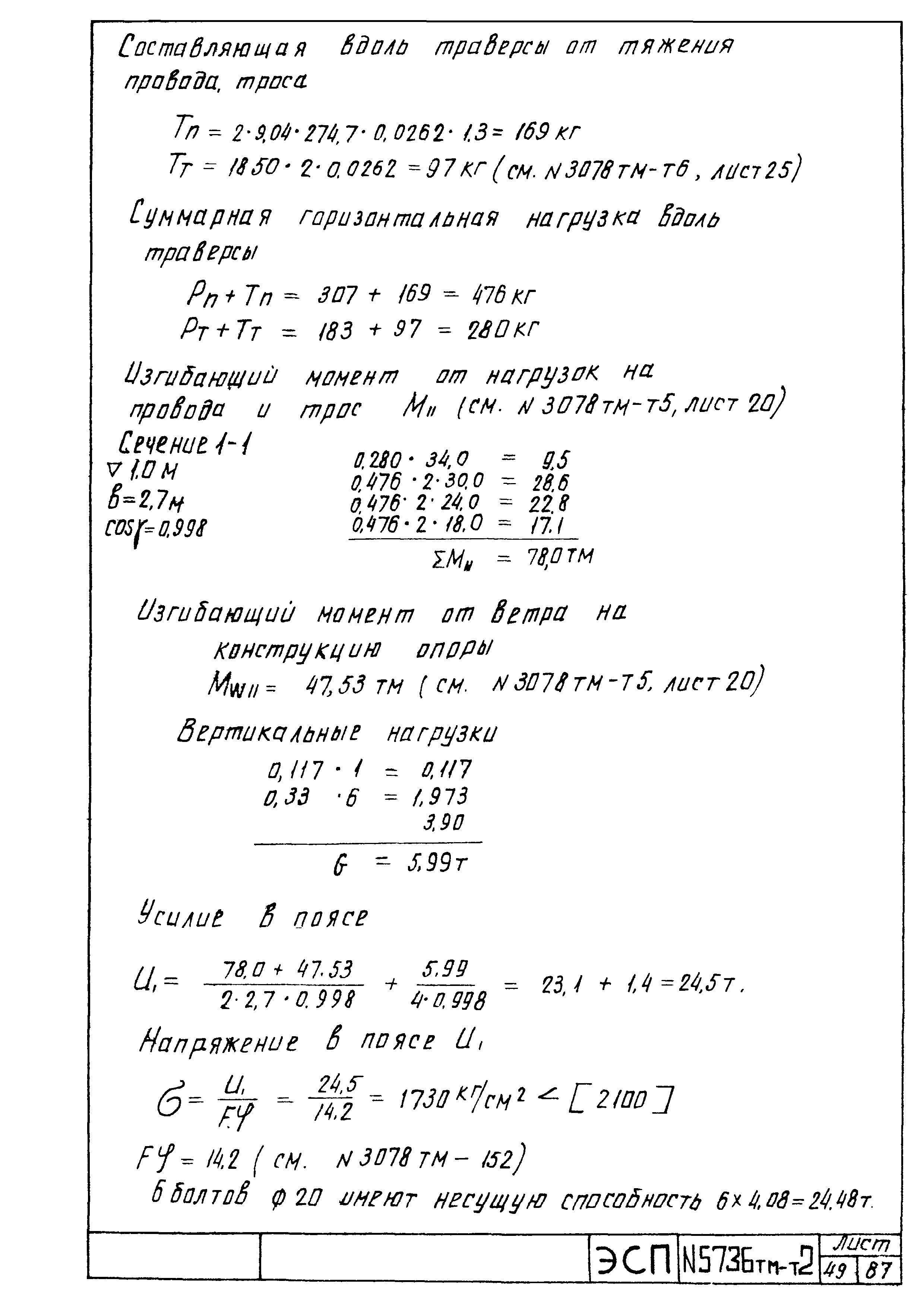 Типовой проект 5736тм