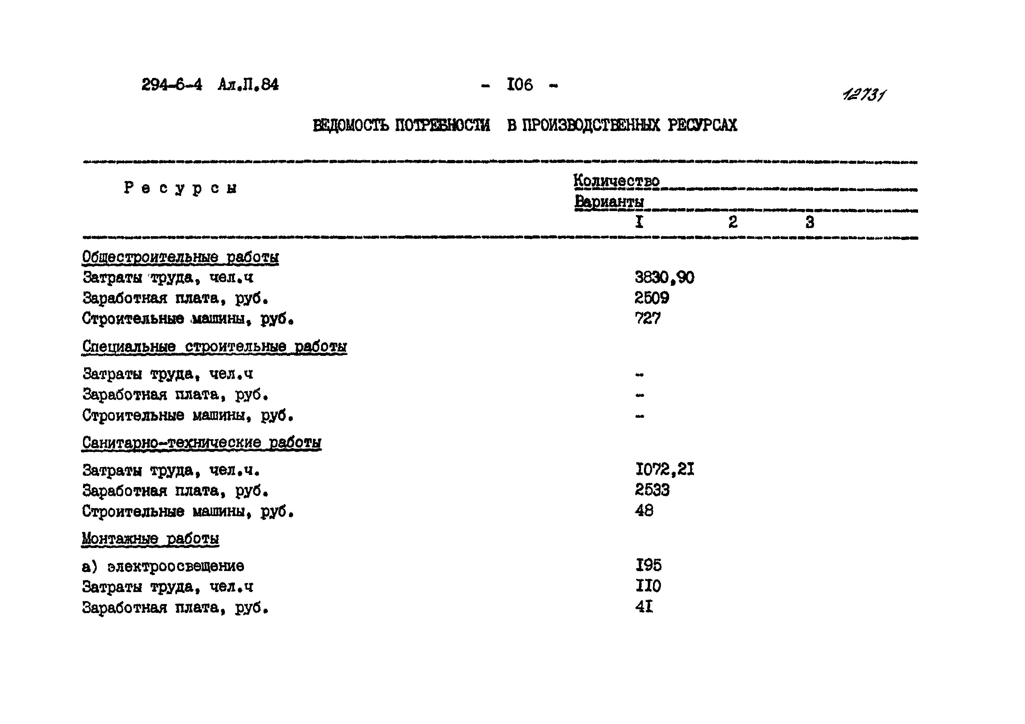 Типовой проект 294-6-4