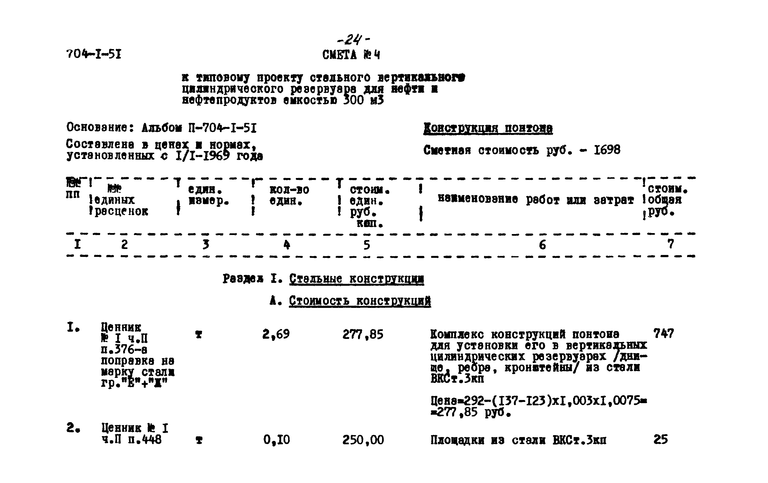 Типовой проект 704-1-51