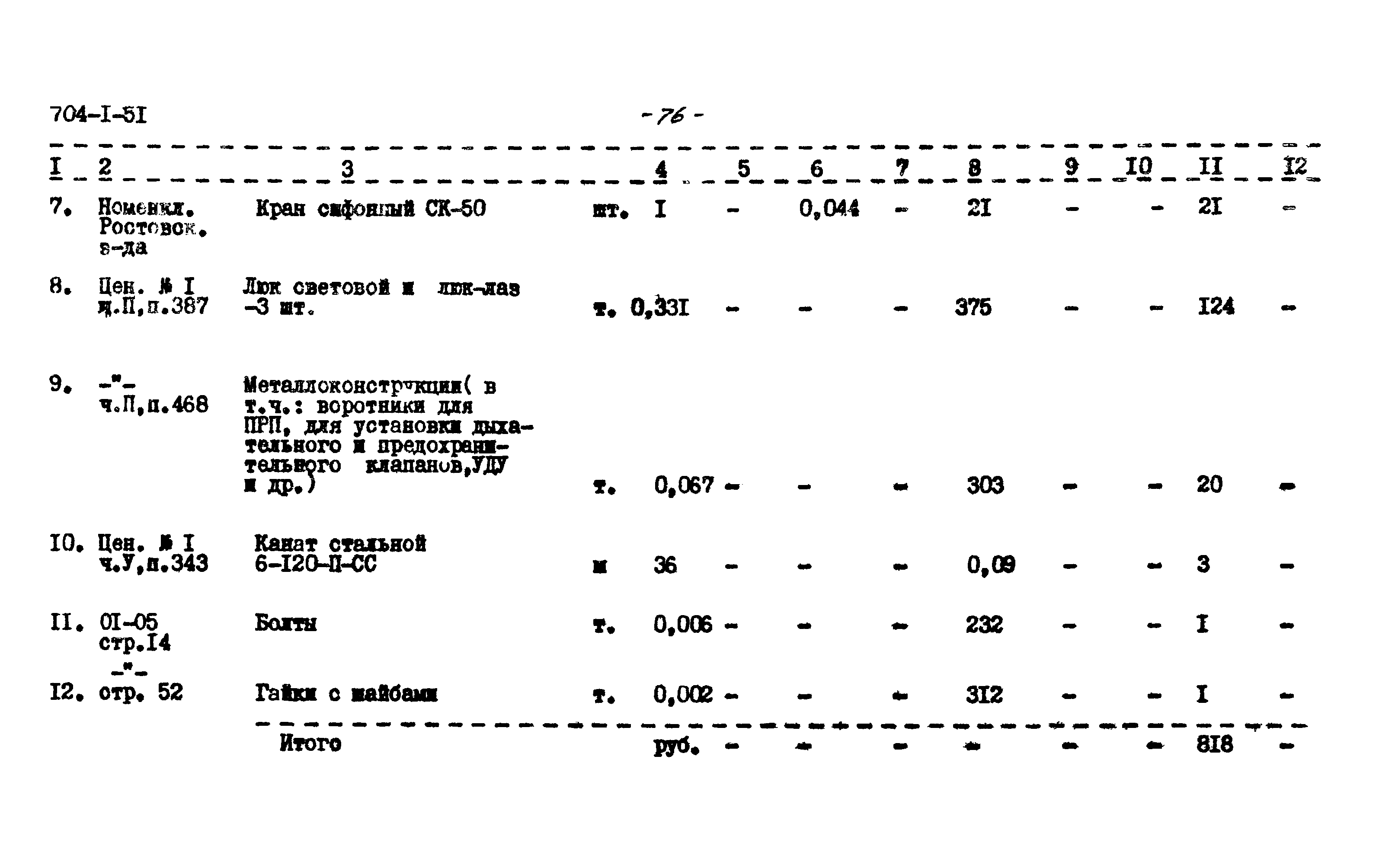 Типовой проект 704-1-51