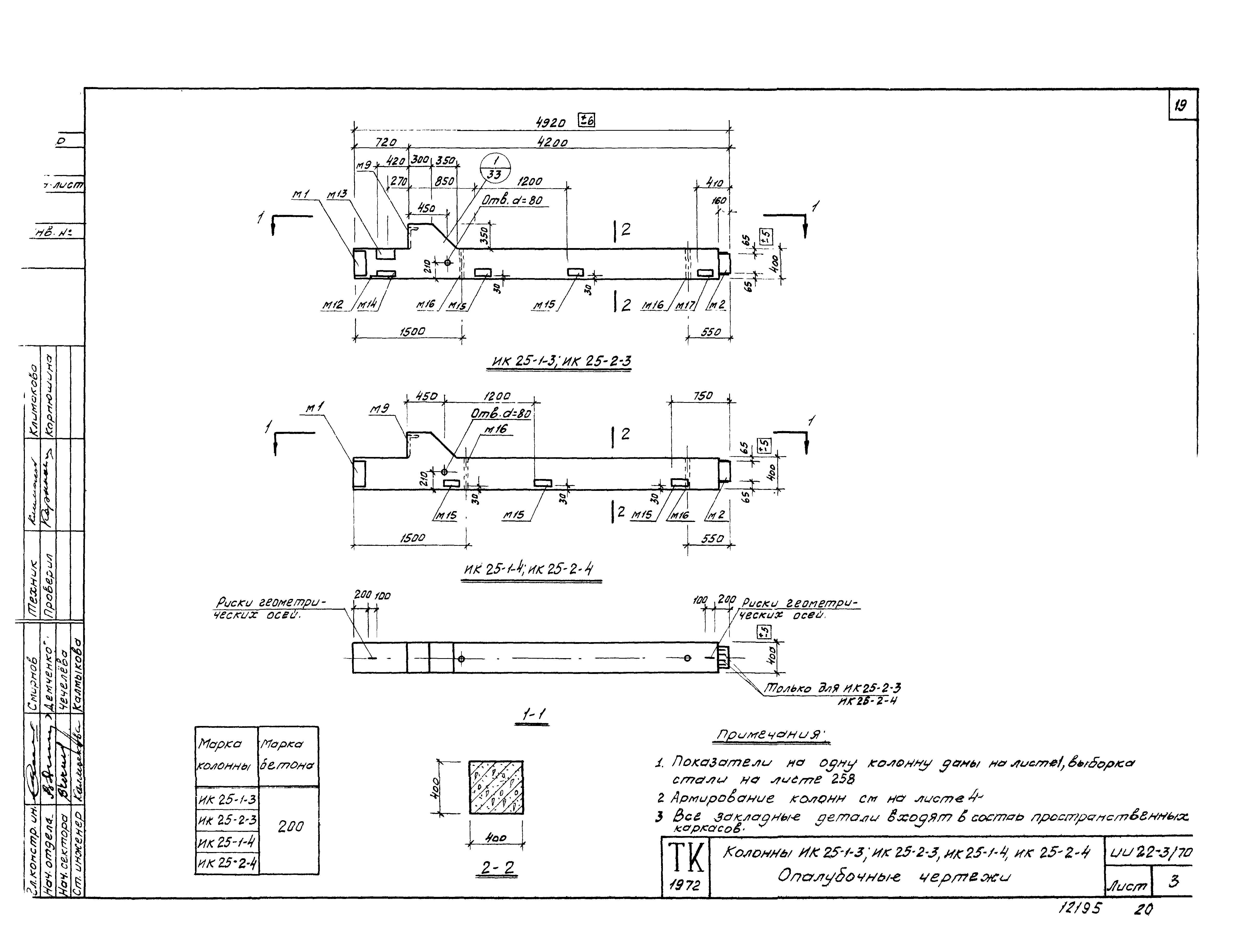 Серия ИИ22-3/70