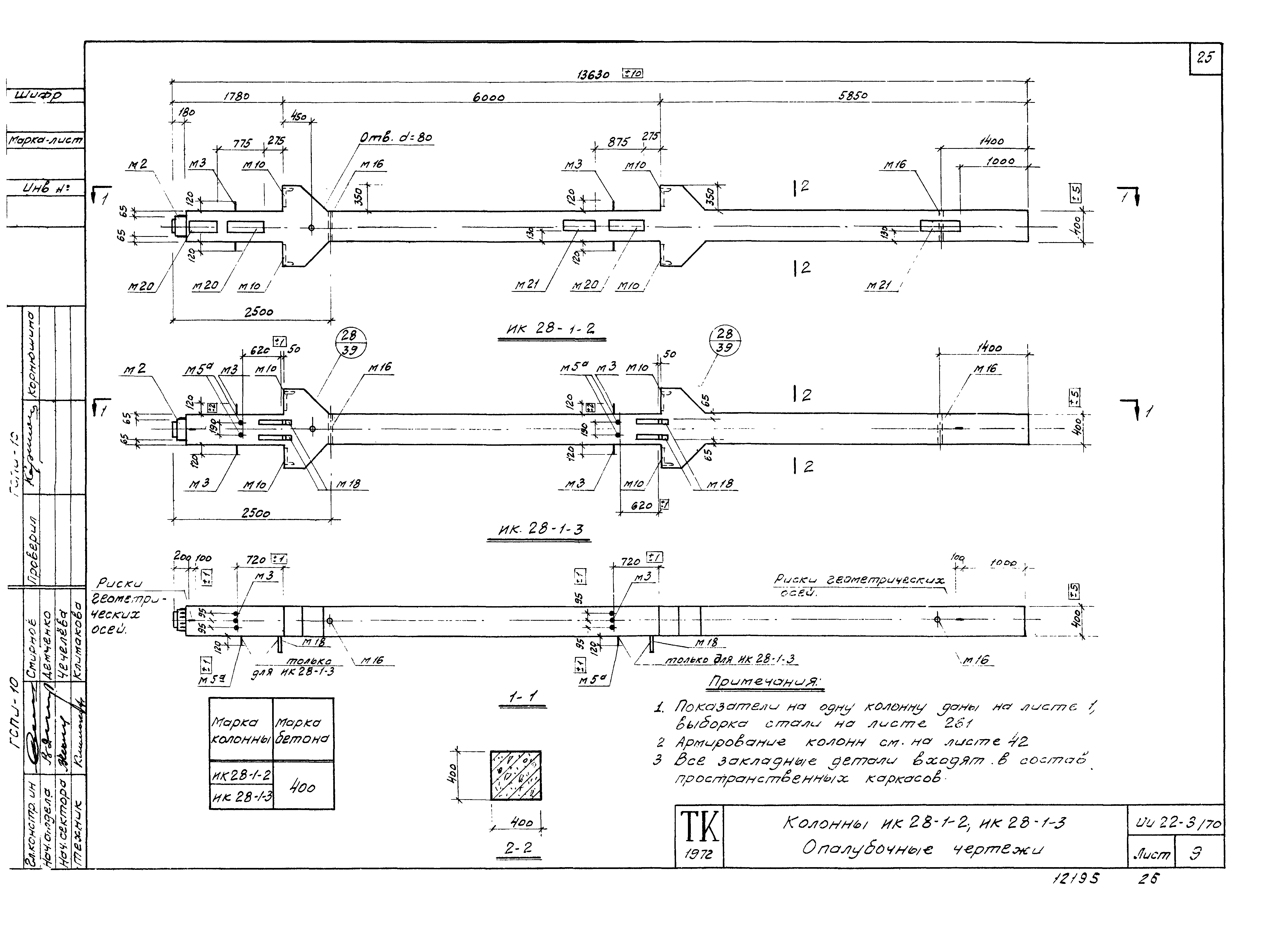 Серия ИИ22-3/70