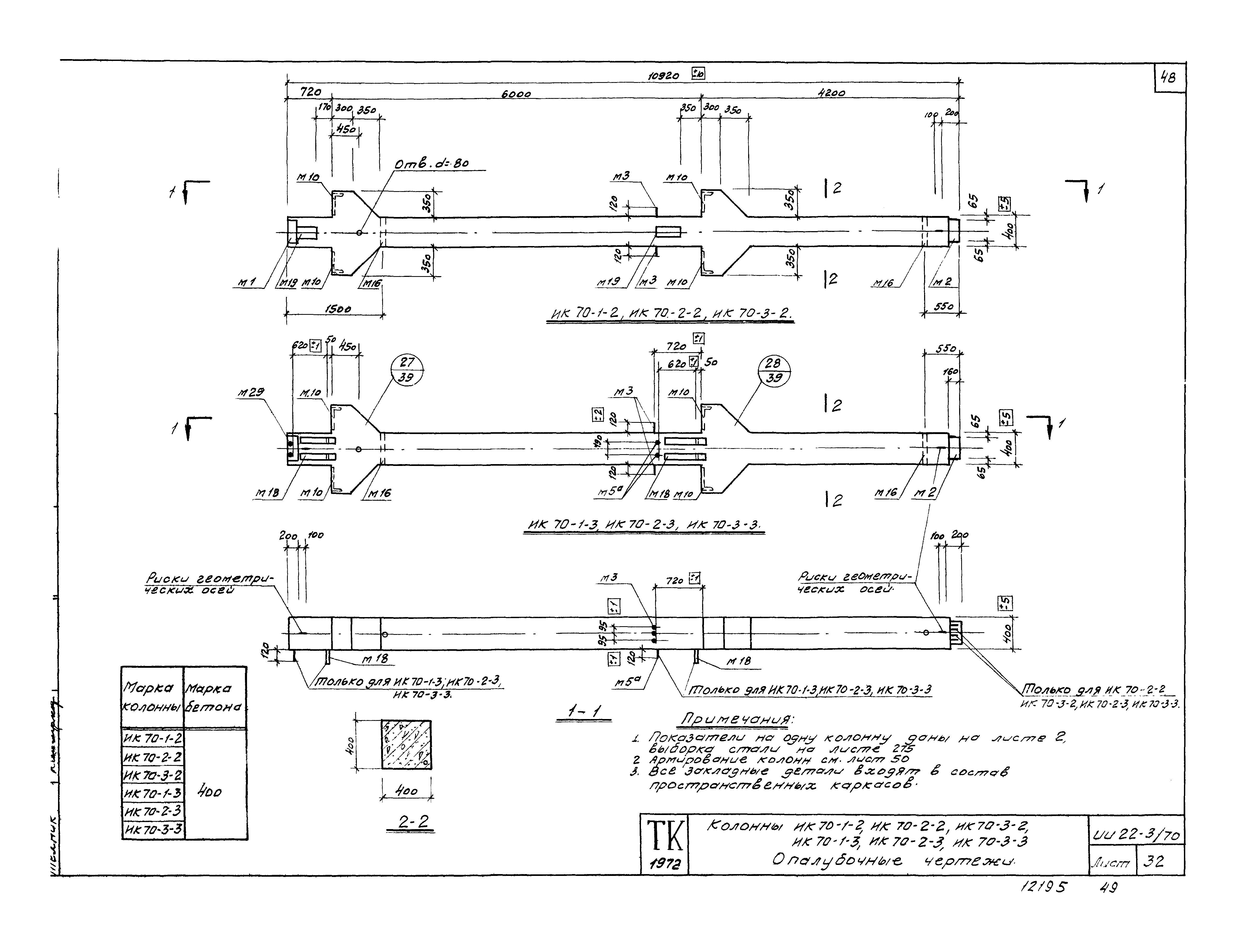 Серия ИИ22-3/70