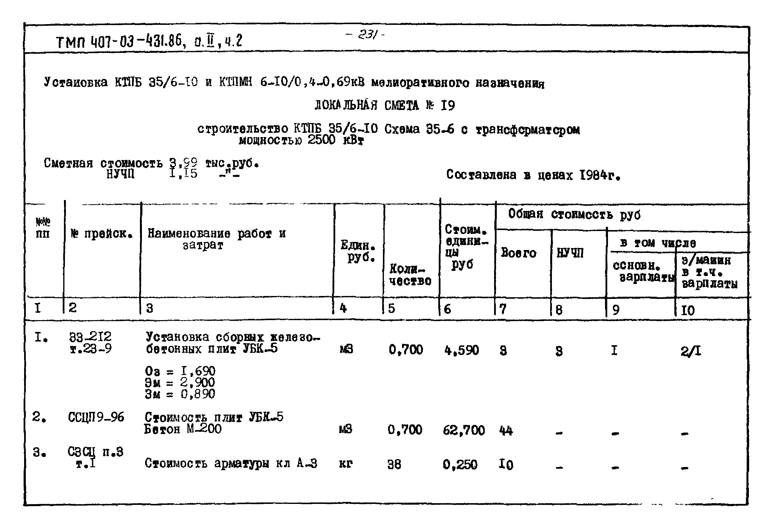 Типовые материалы для проектирования 407-03-431.86