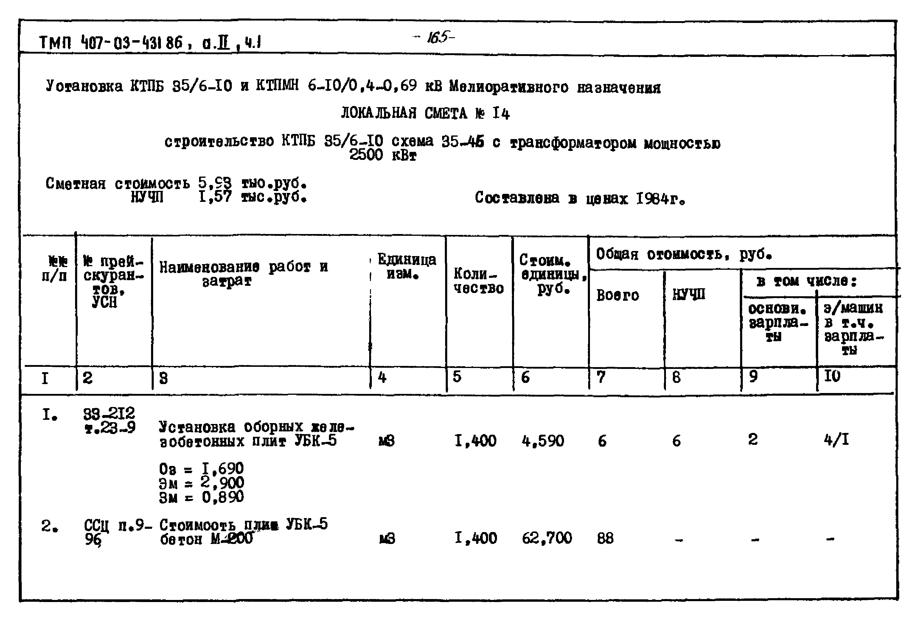 Типовые материалы для проектирования 407-03-431.86