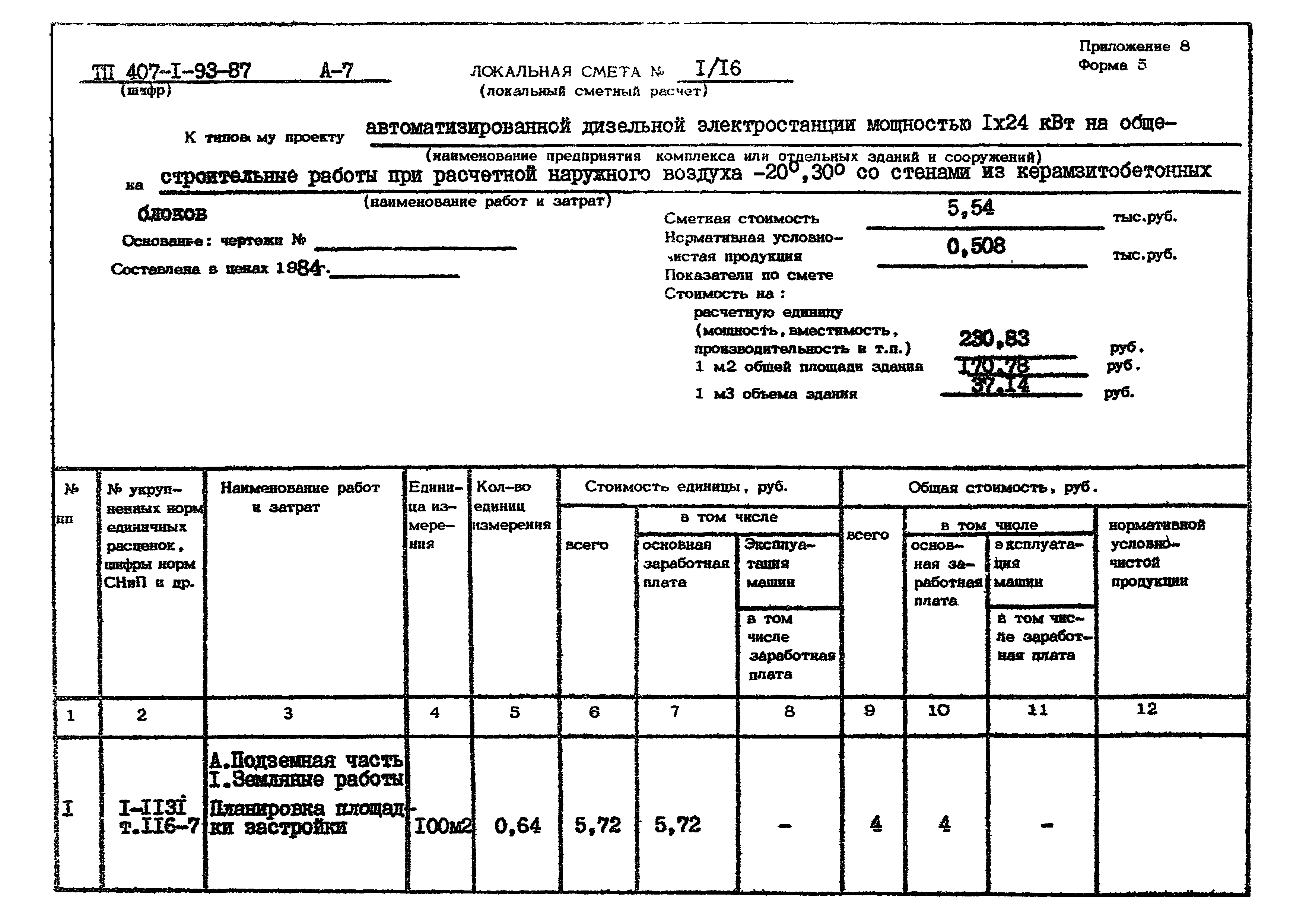 Типовой проект 407-1-93.87