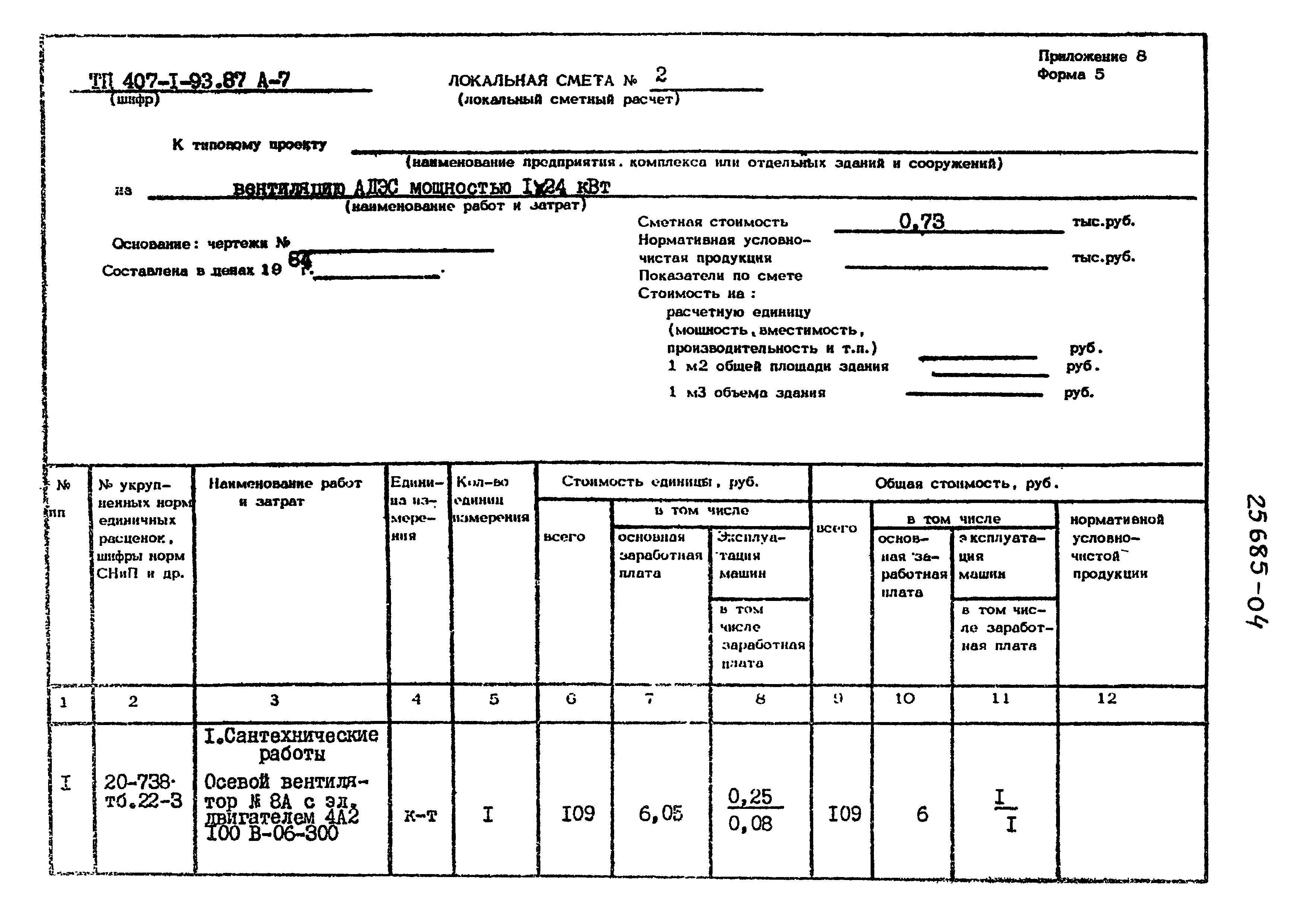 Типовой проект 407-1-93.87