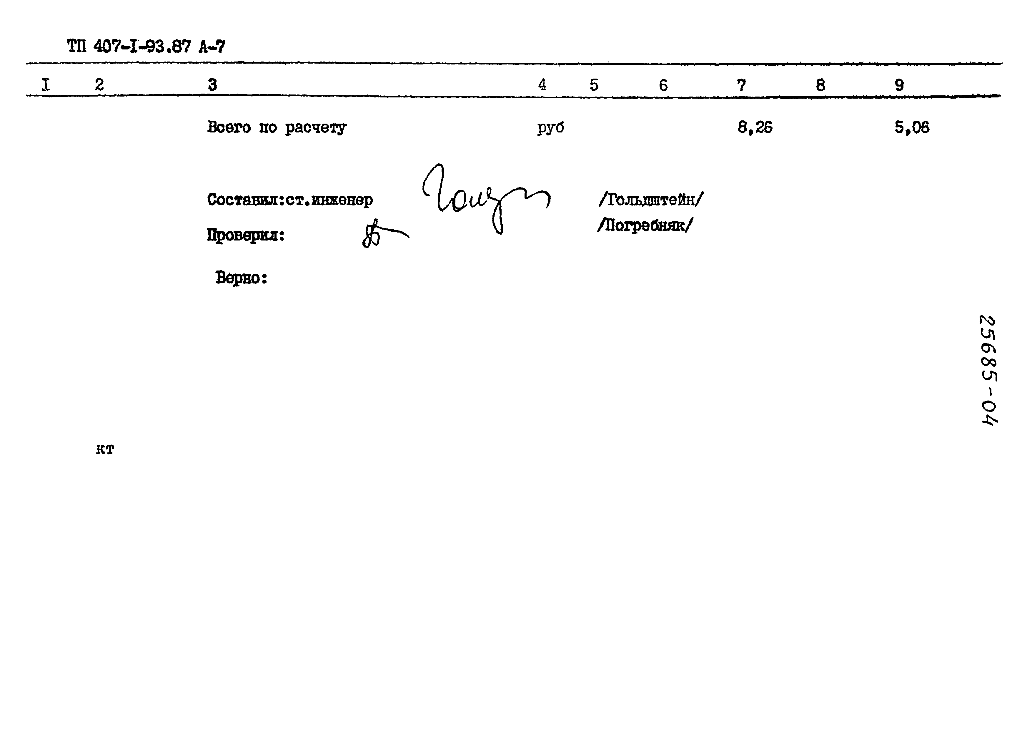 Типовой проект 407-1-93.87