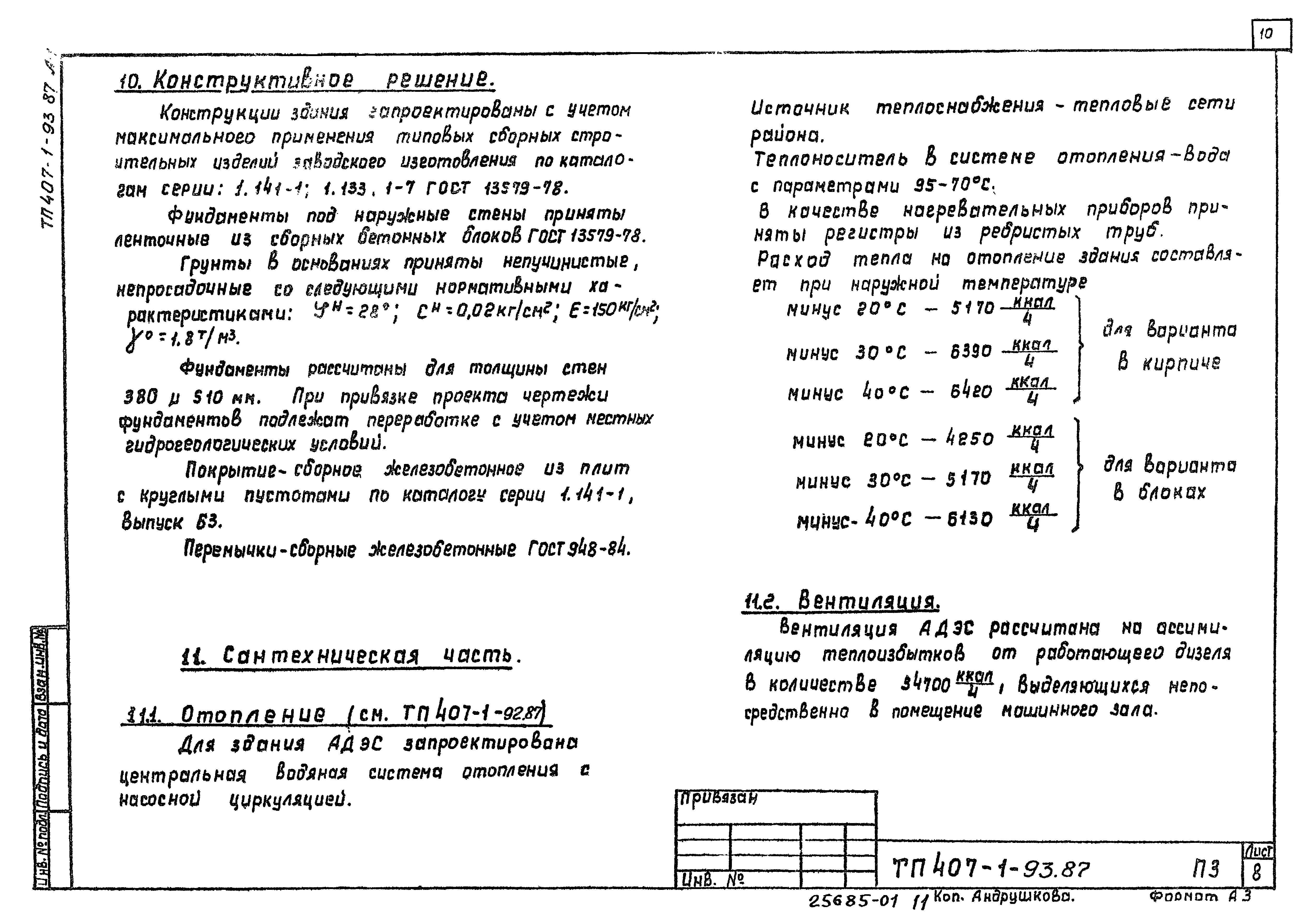 Типовой проект 407-1-93.87