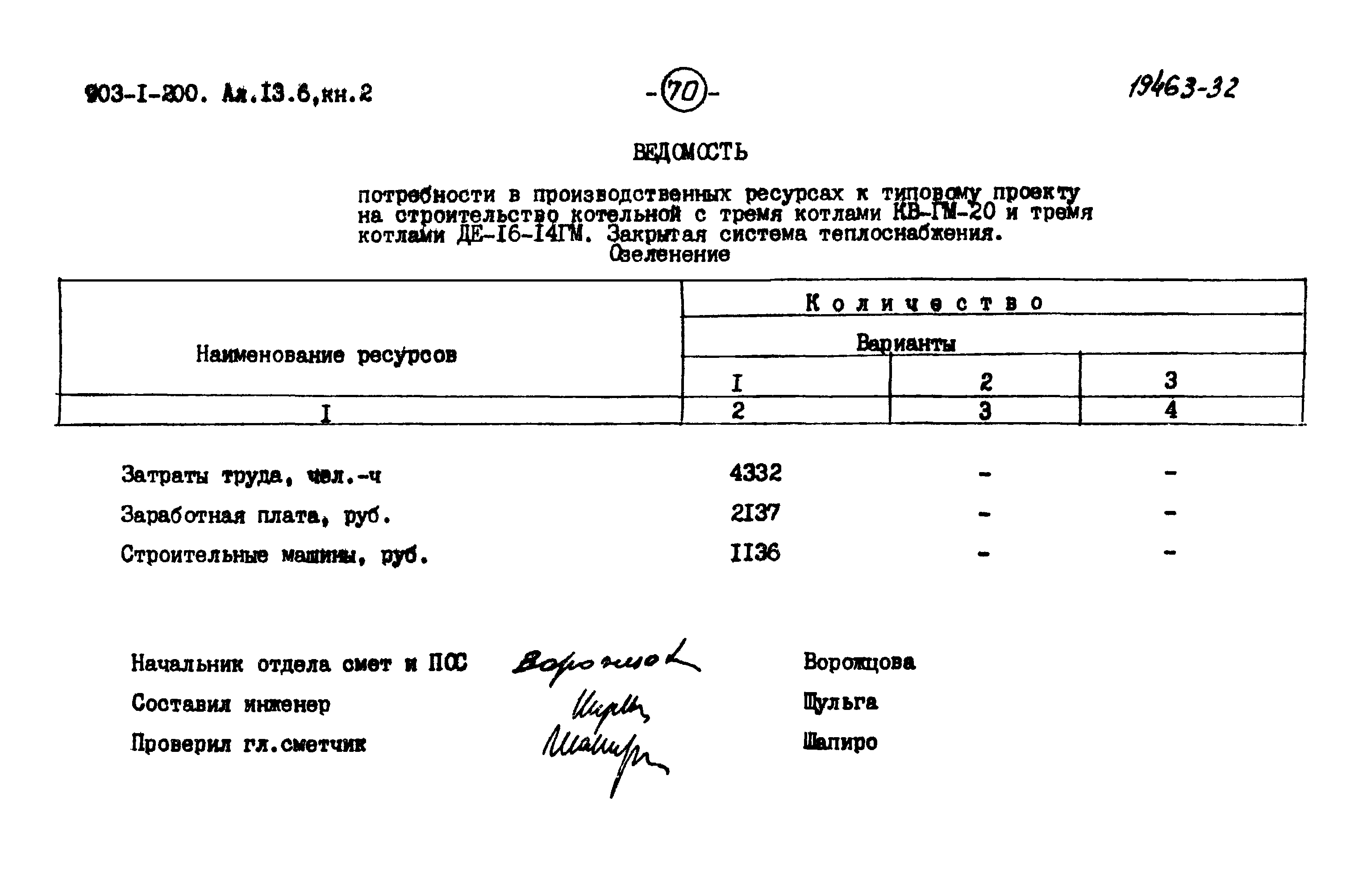 Типовой проект 903-1-204