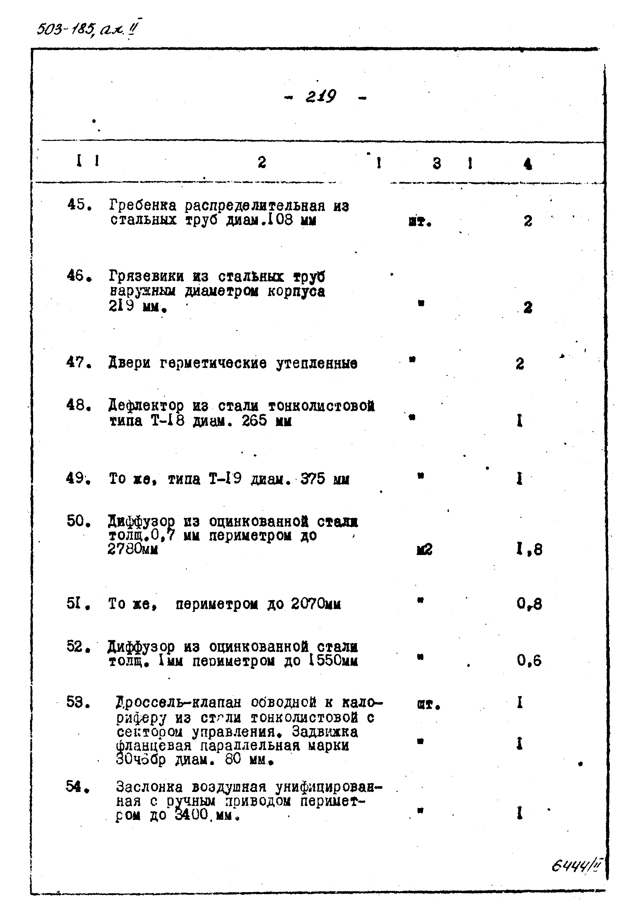 Типовой проект 503-185