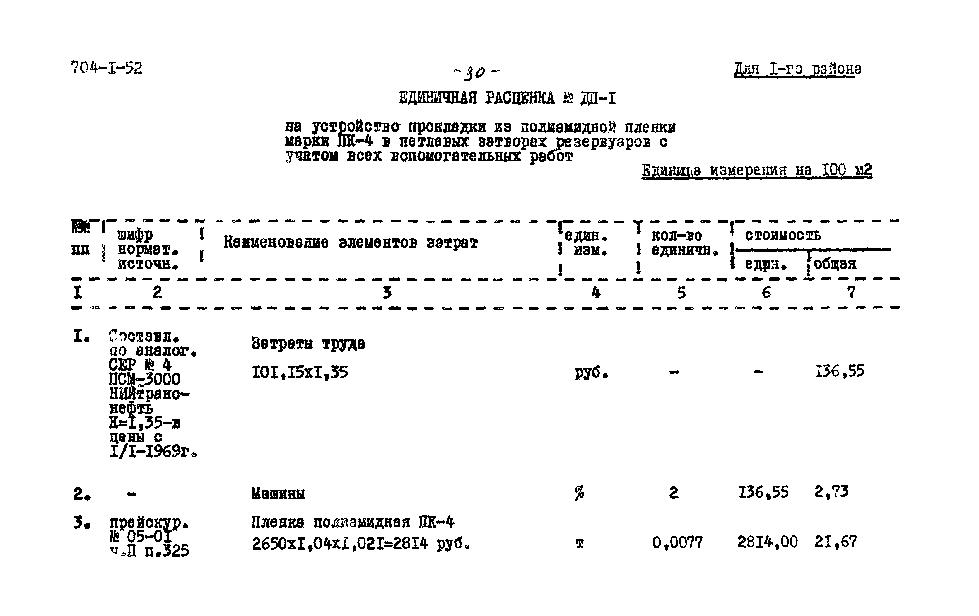 Типовой проект 704-1-52