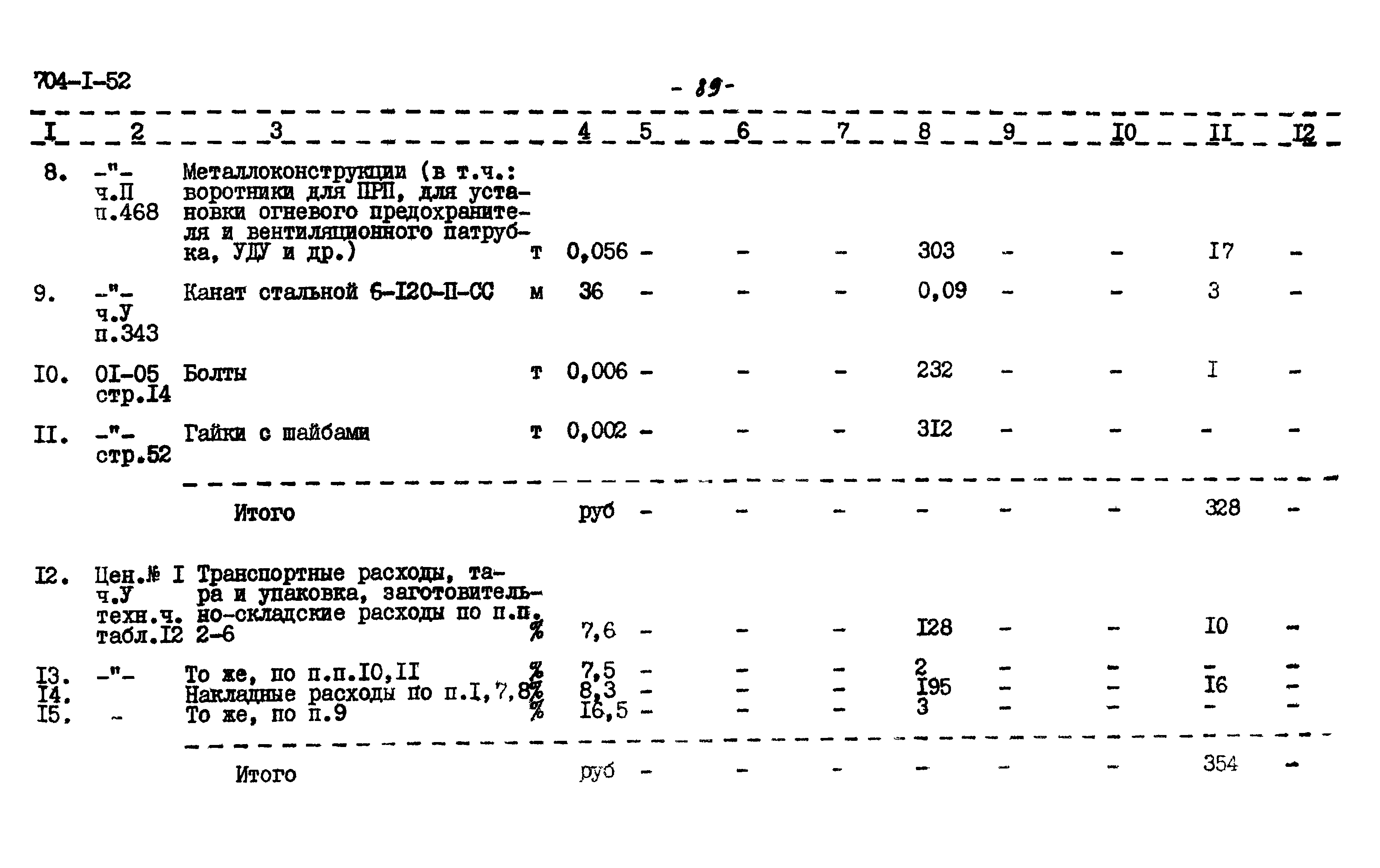 Типовой проект 704-1-52