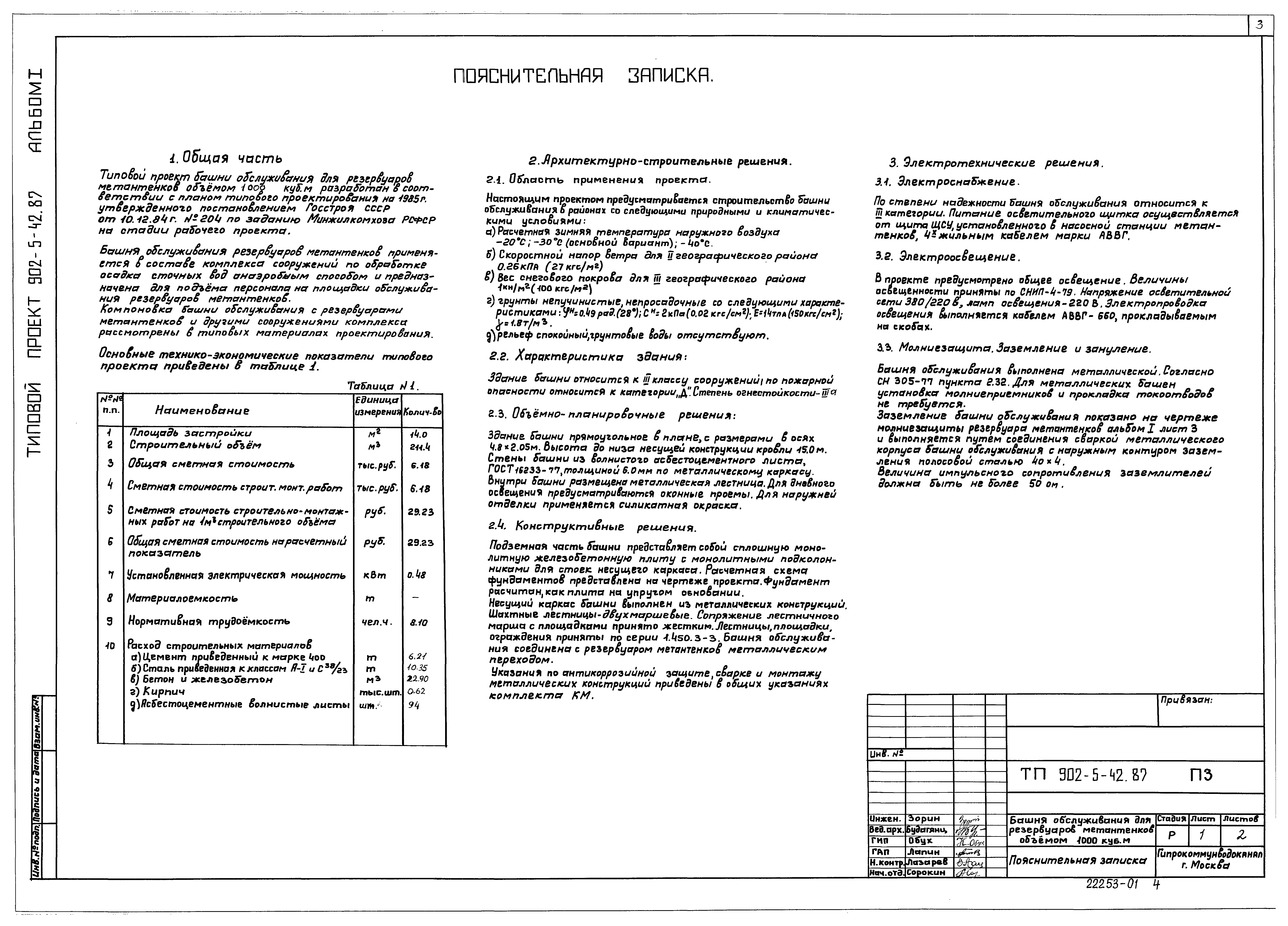 Типовой проект 902-5-42.87