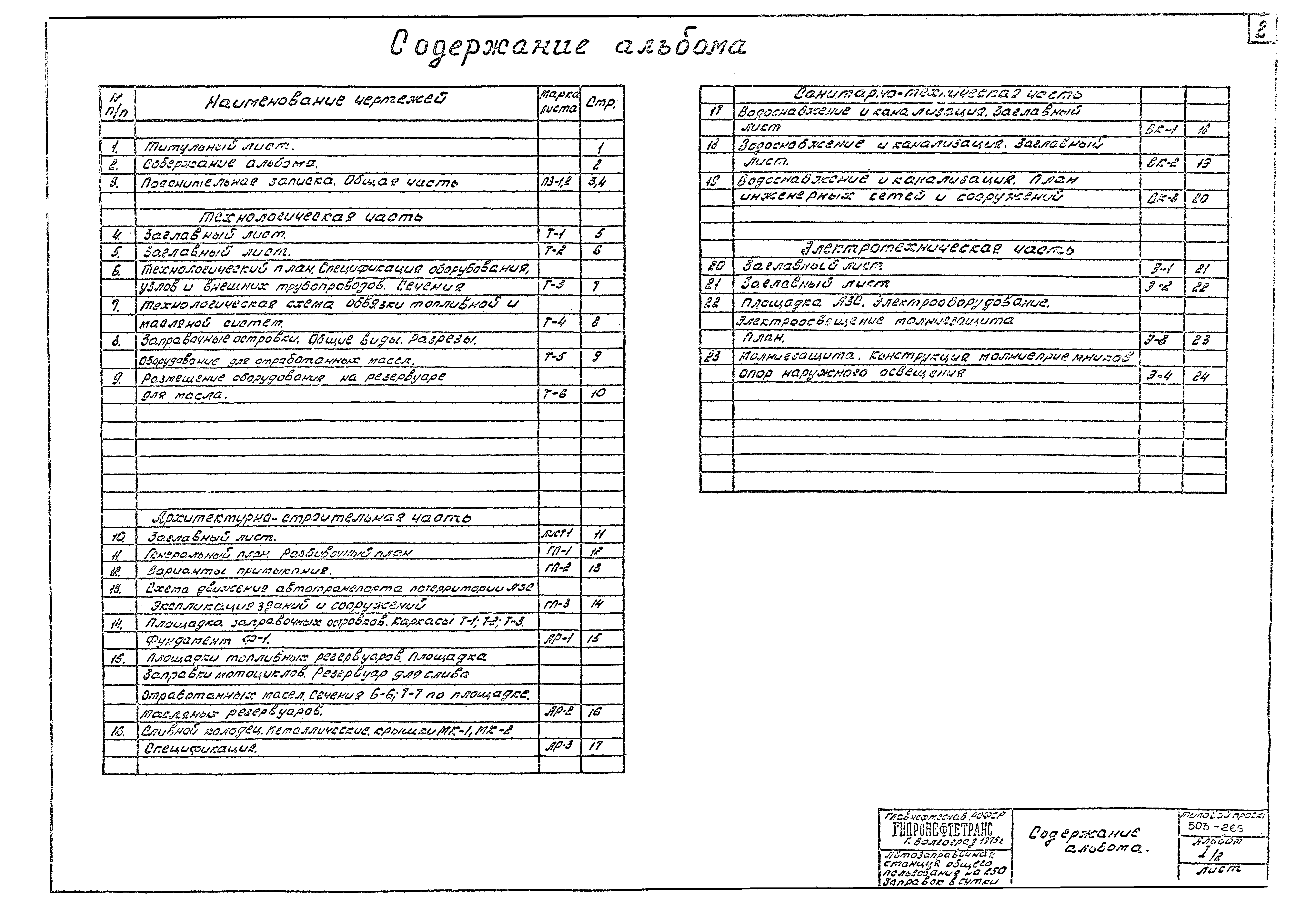 Типовой проект 503-266