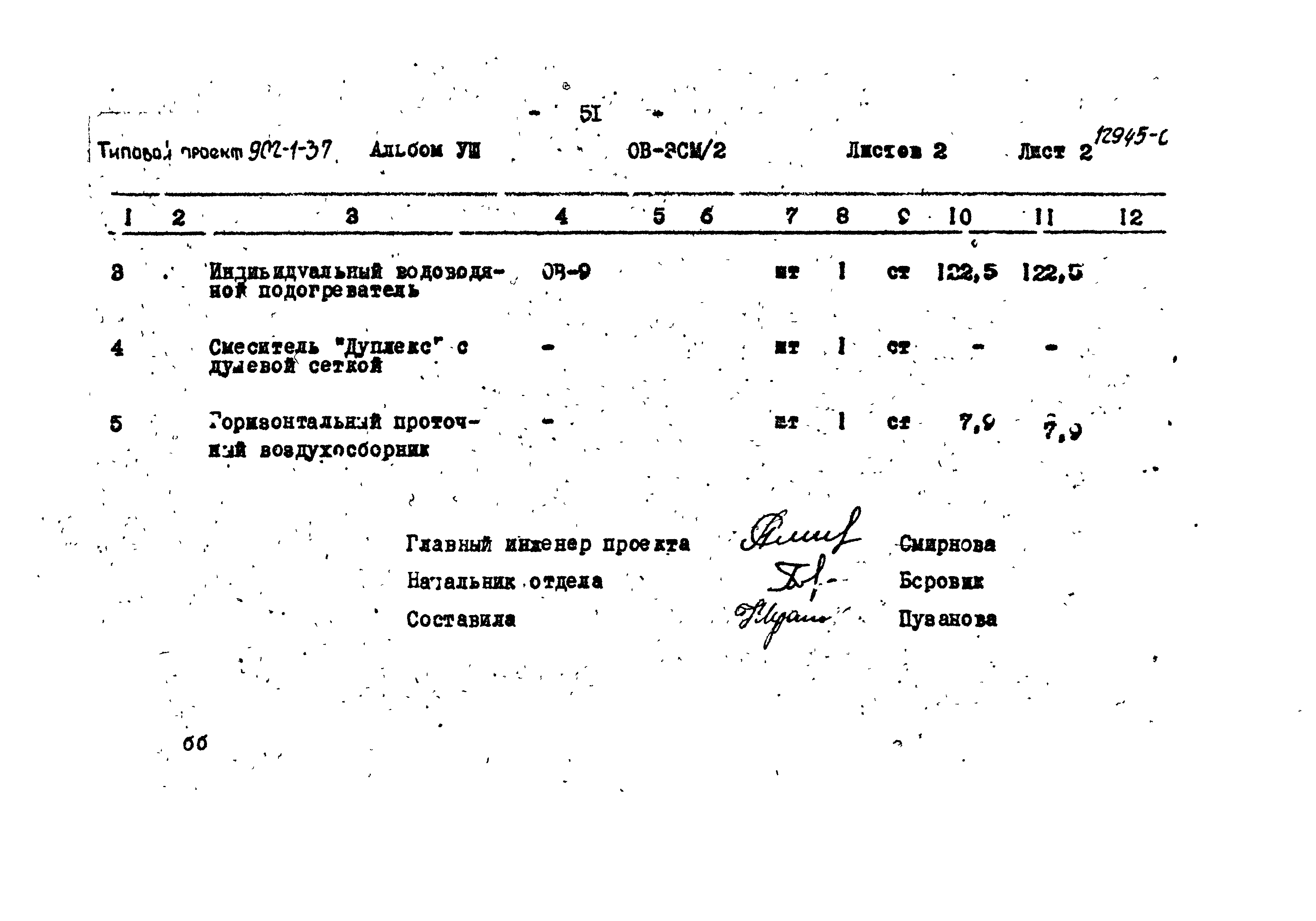 Типовой проект 902-1-52