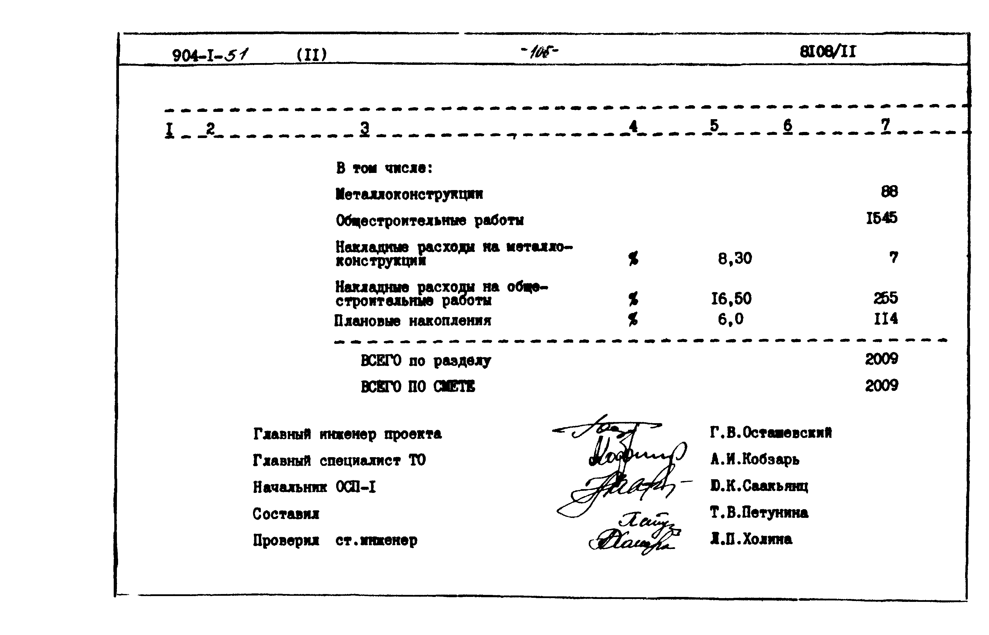 Типовой проект 904-1-51