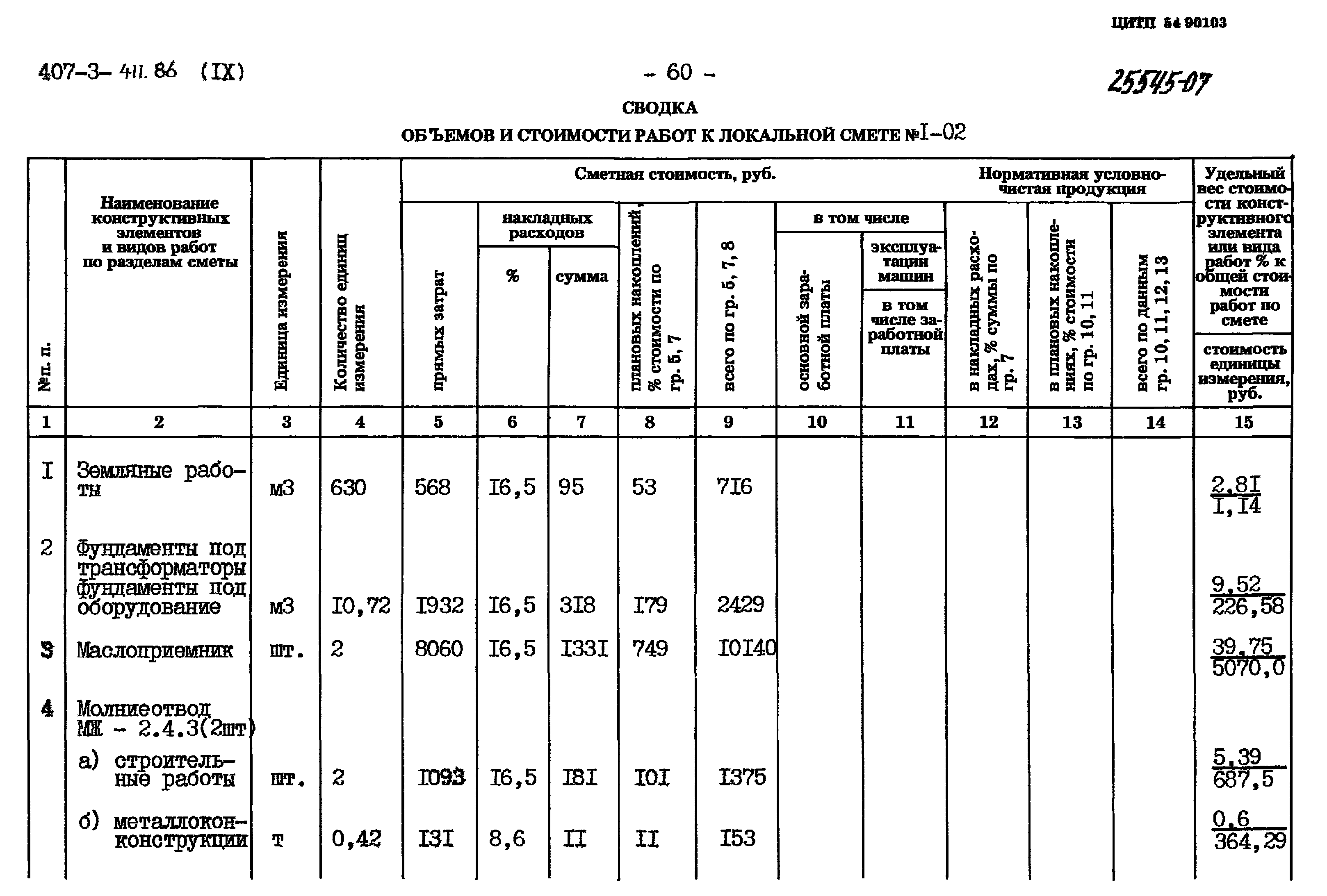 Типовой проект 407-3-411.86