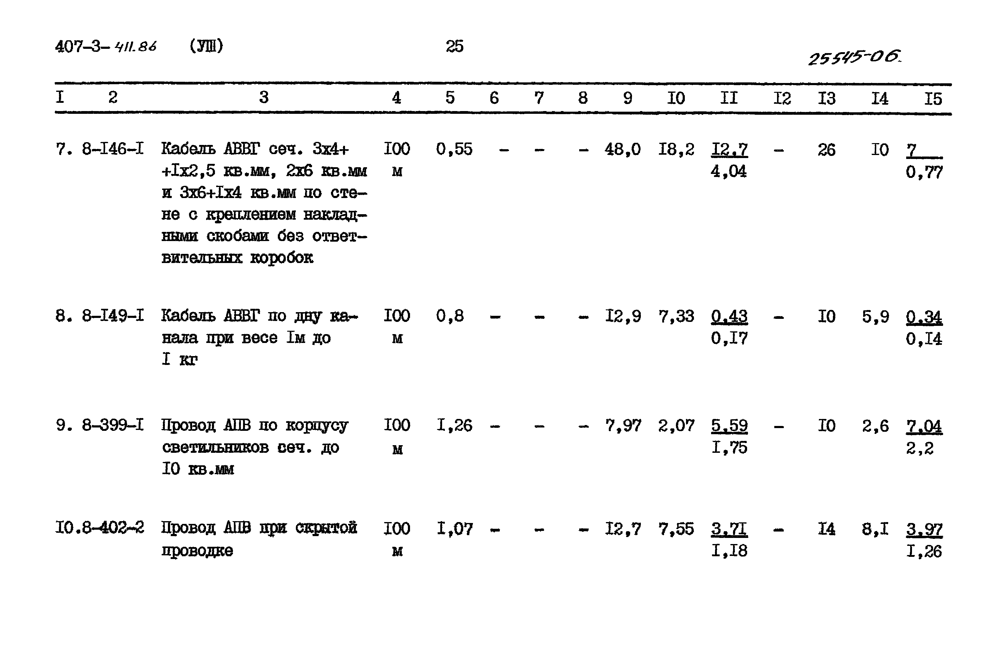 Типовой проект 407-3-411.86