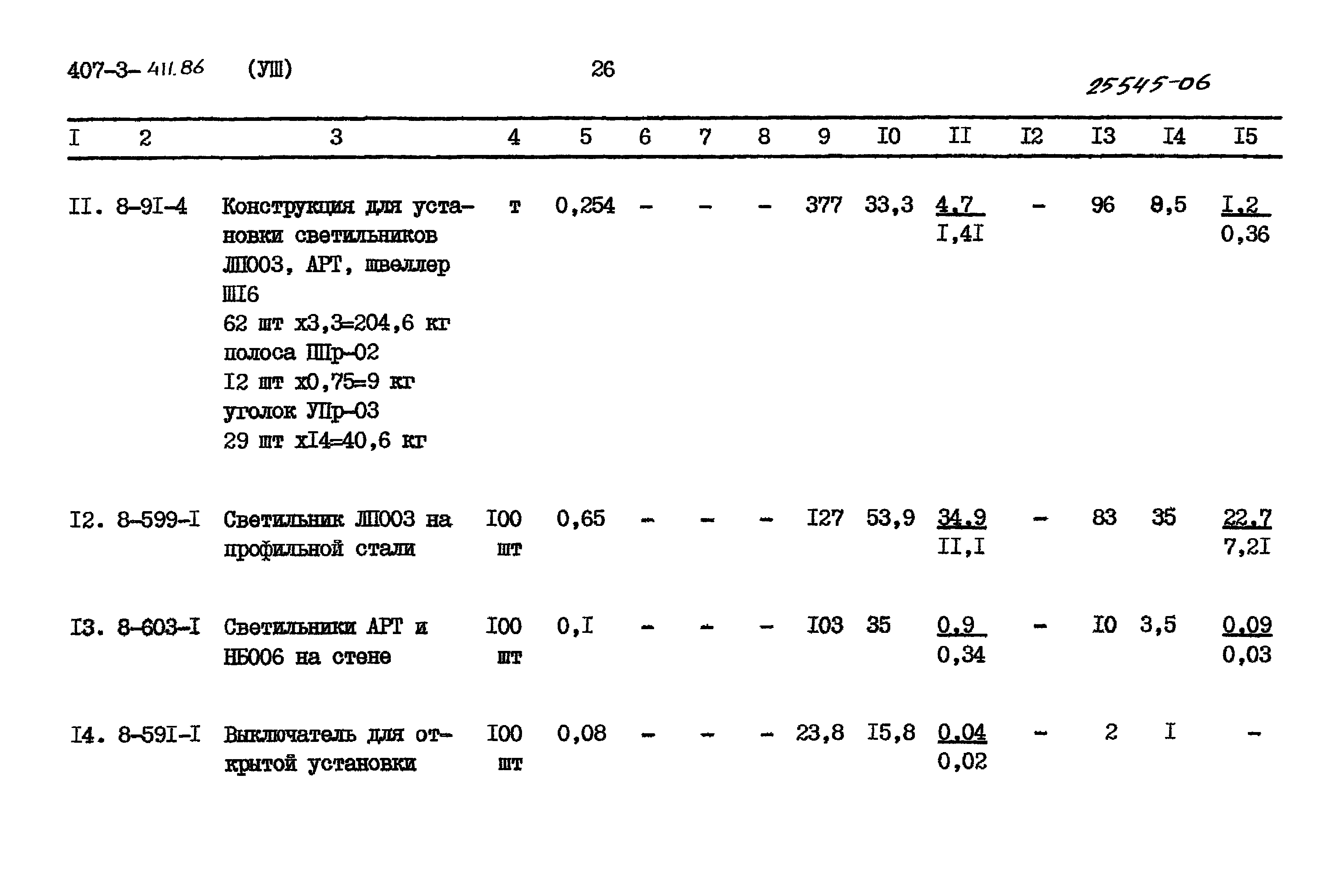 Типовой проект 407-3-411.86