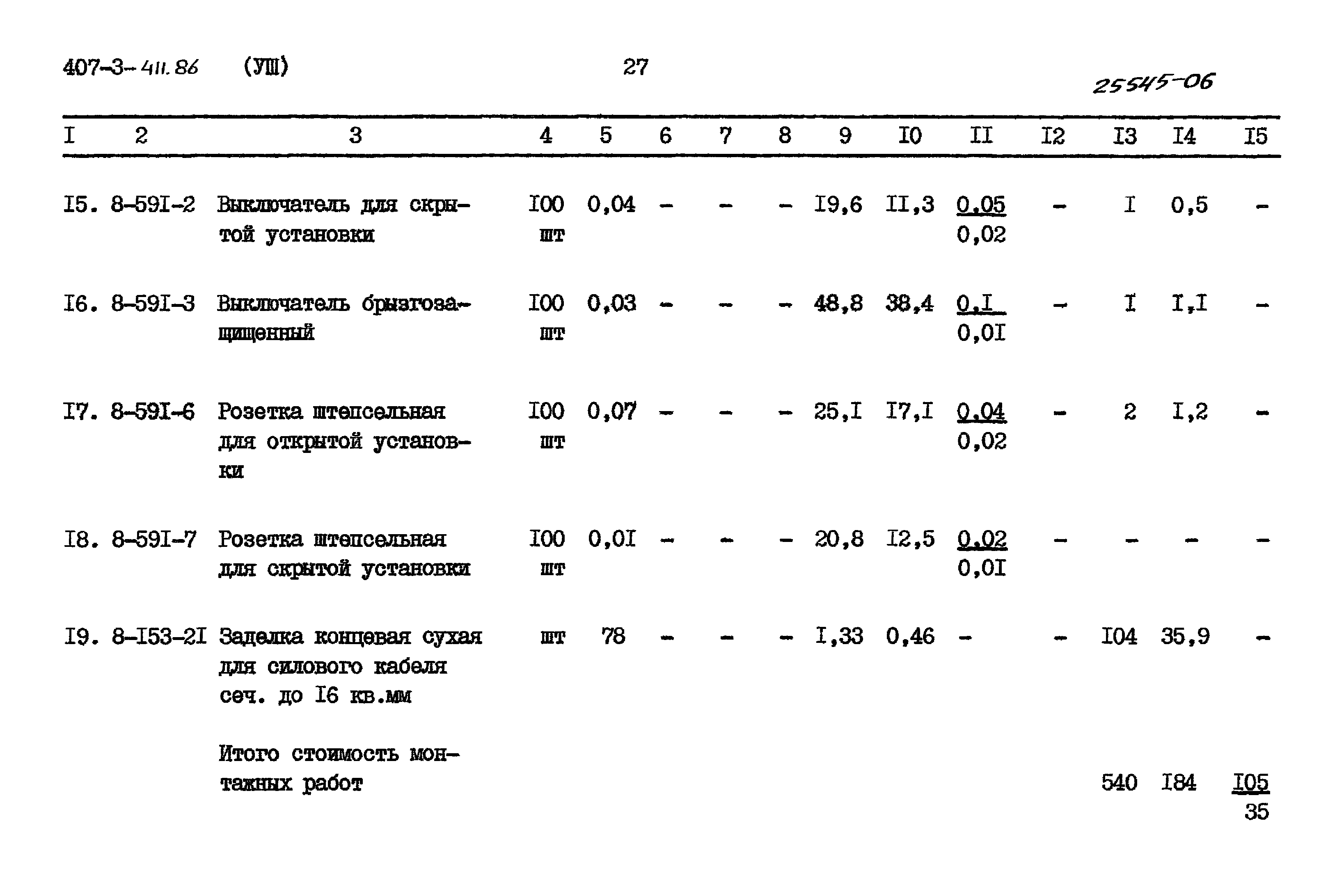 Типовой проект 407-3-411.86