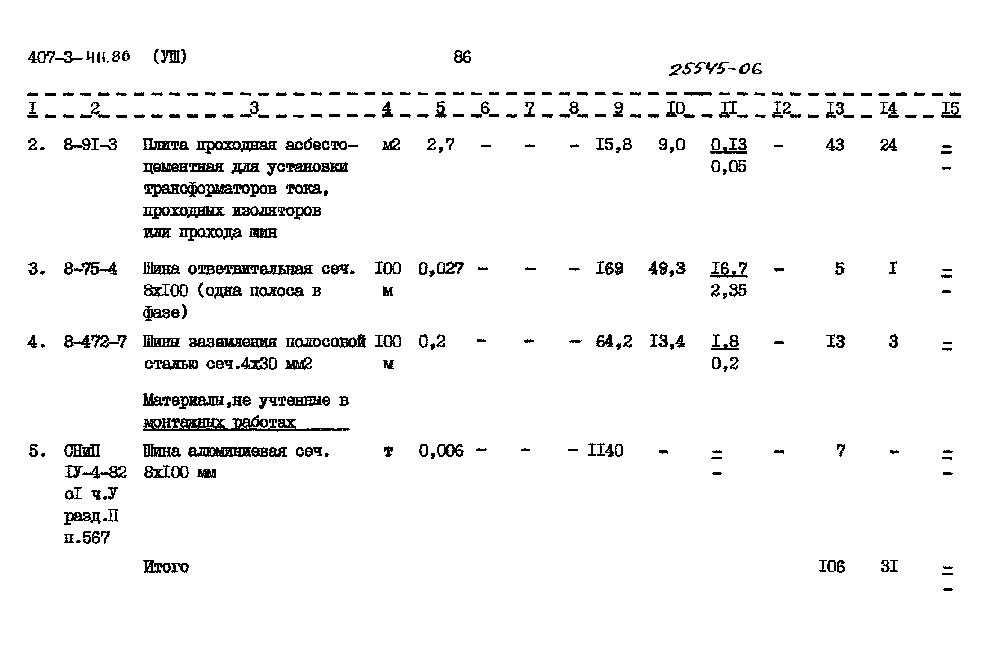 Типовой проект 407-3-411.86